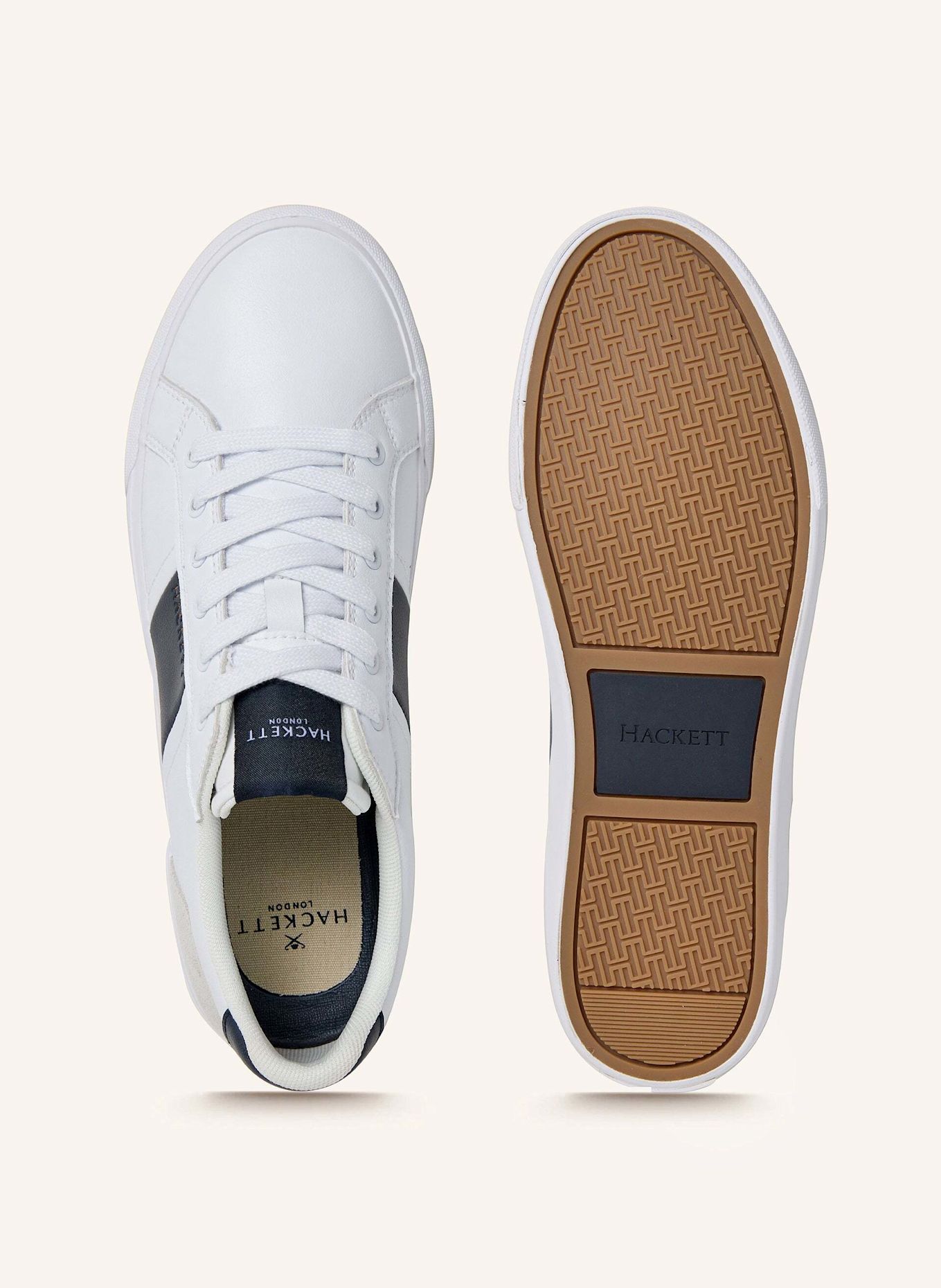 HACKETT LONDON Sportschuhe BLAKE HANDLES: WEISS