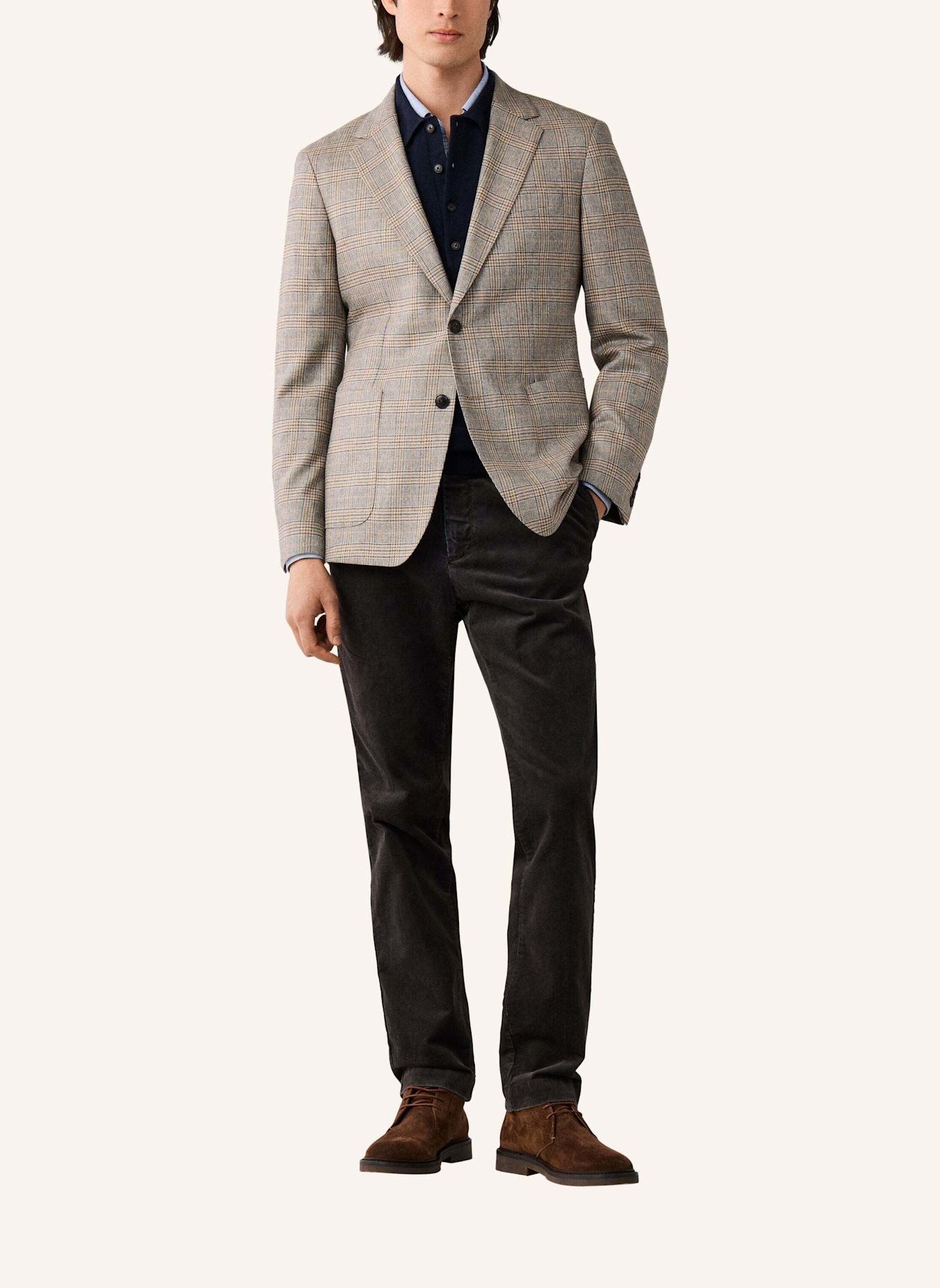 HACKETT LONDON Sakko COUNTRY GCHK: TAUPE / HELLBRAUN