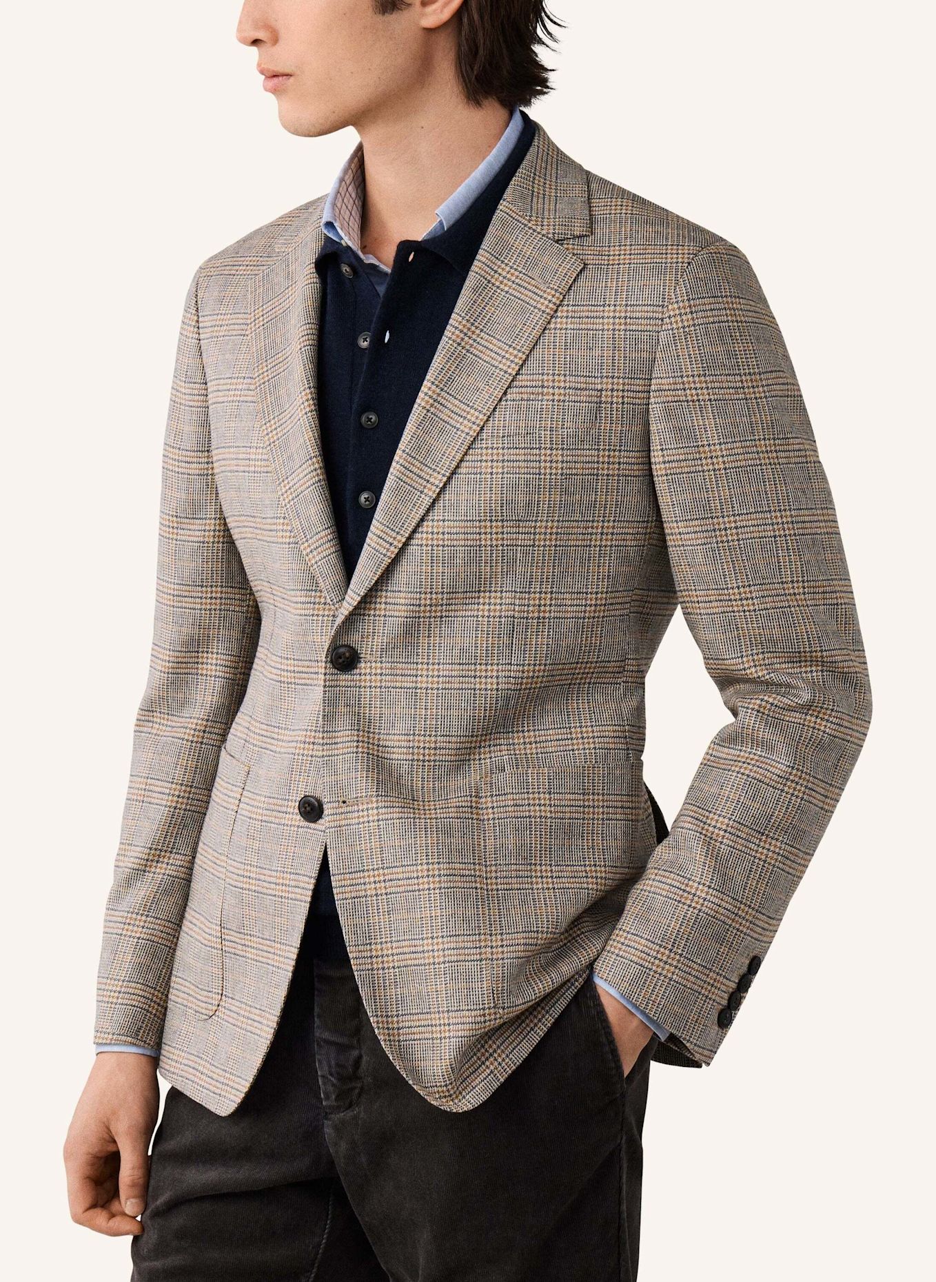 HACKETT LONDON Sakko COUNTRY GCHK: TAUPE / HELLBRAUN