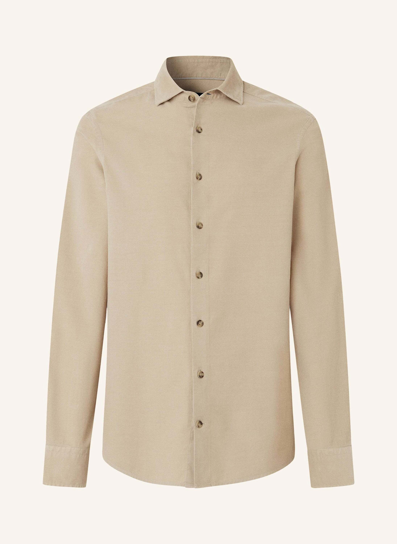 HACKETT LONDON Freizeithemd SMART BABYCORD: BEIGE