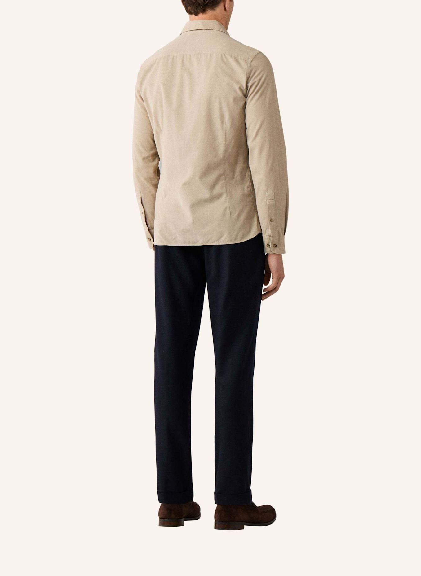 HACKETT LONDON Freizeithemd SMART BABYCORD: BEIGE