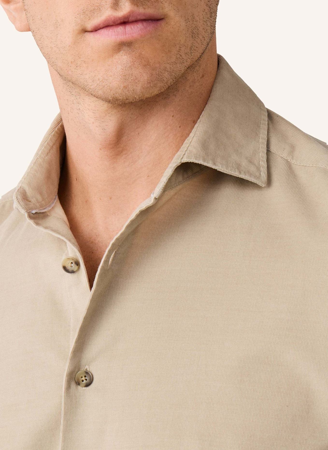 HACKETT LONDON Freizeithemd SMART BABYCORD: BEIGE