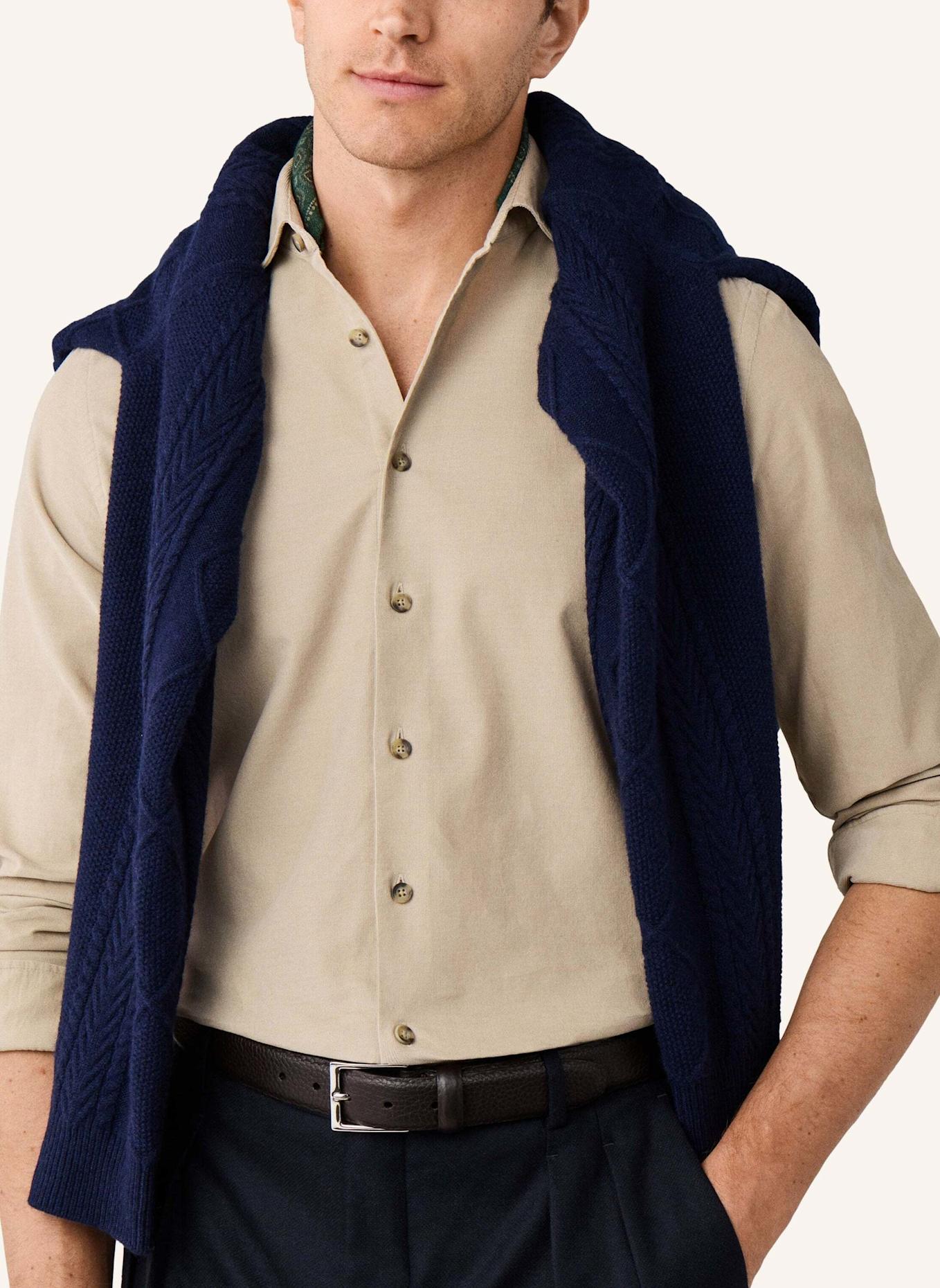 HACKETT LONDON Freizeithemd SMART BABYCORD: BEIGE