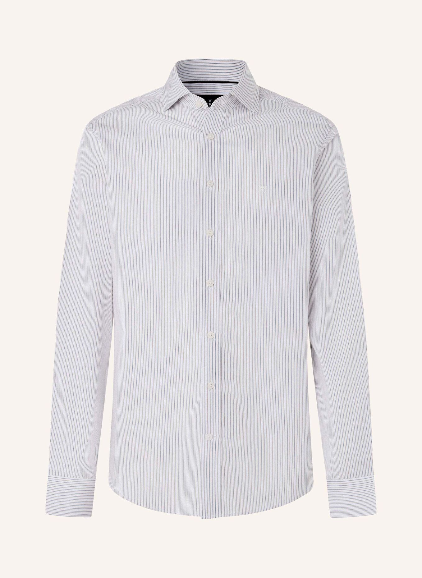 HACKETT LONDON Freizeithemd ECHO STRIPE: BRAUN