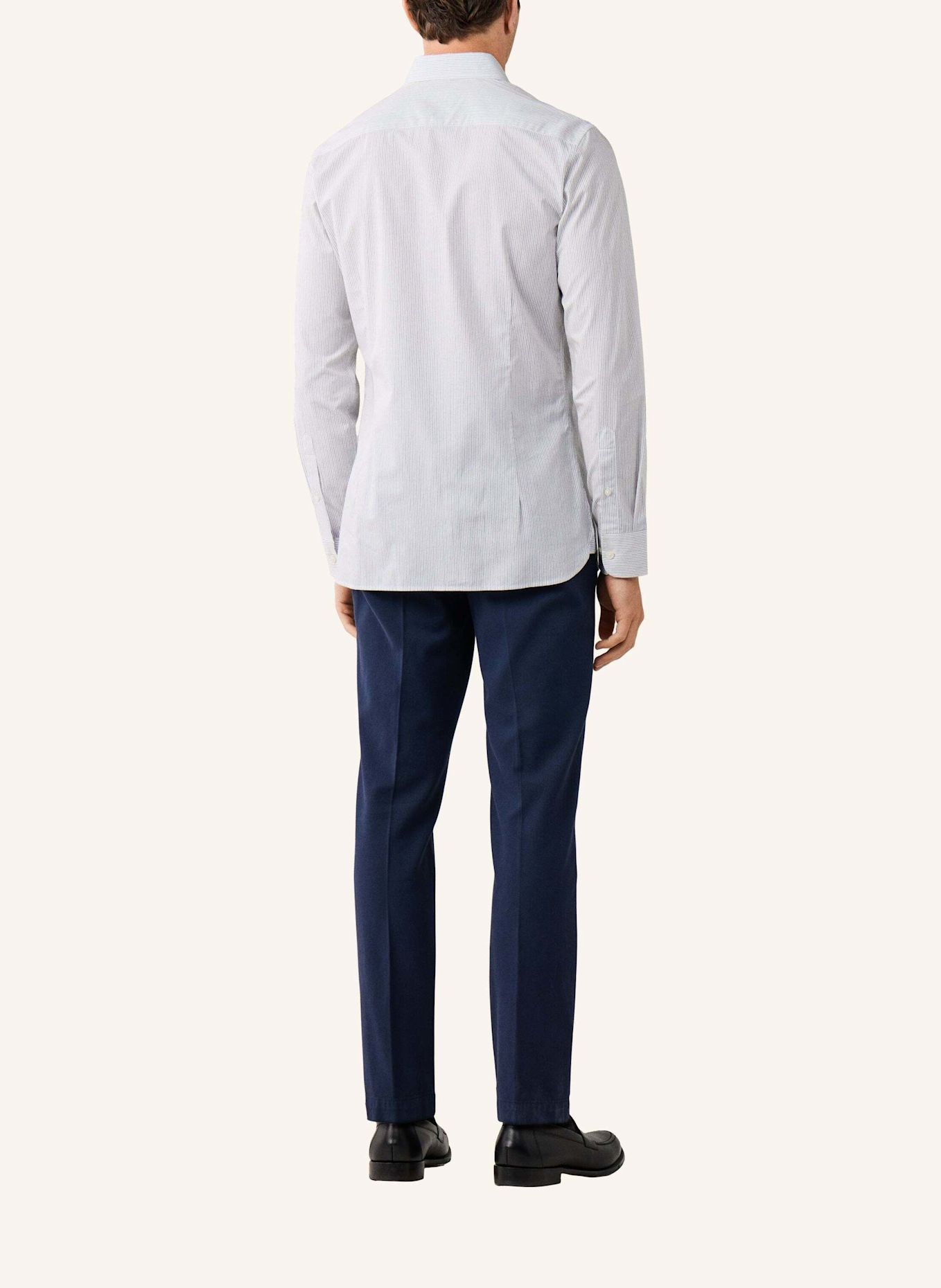 HACKETT LONDON Freizeithemd ECHO STRIPE: BRAUN