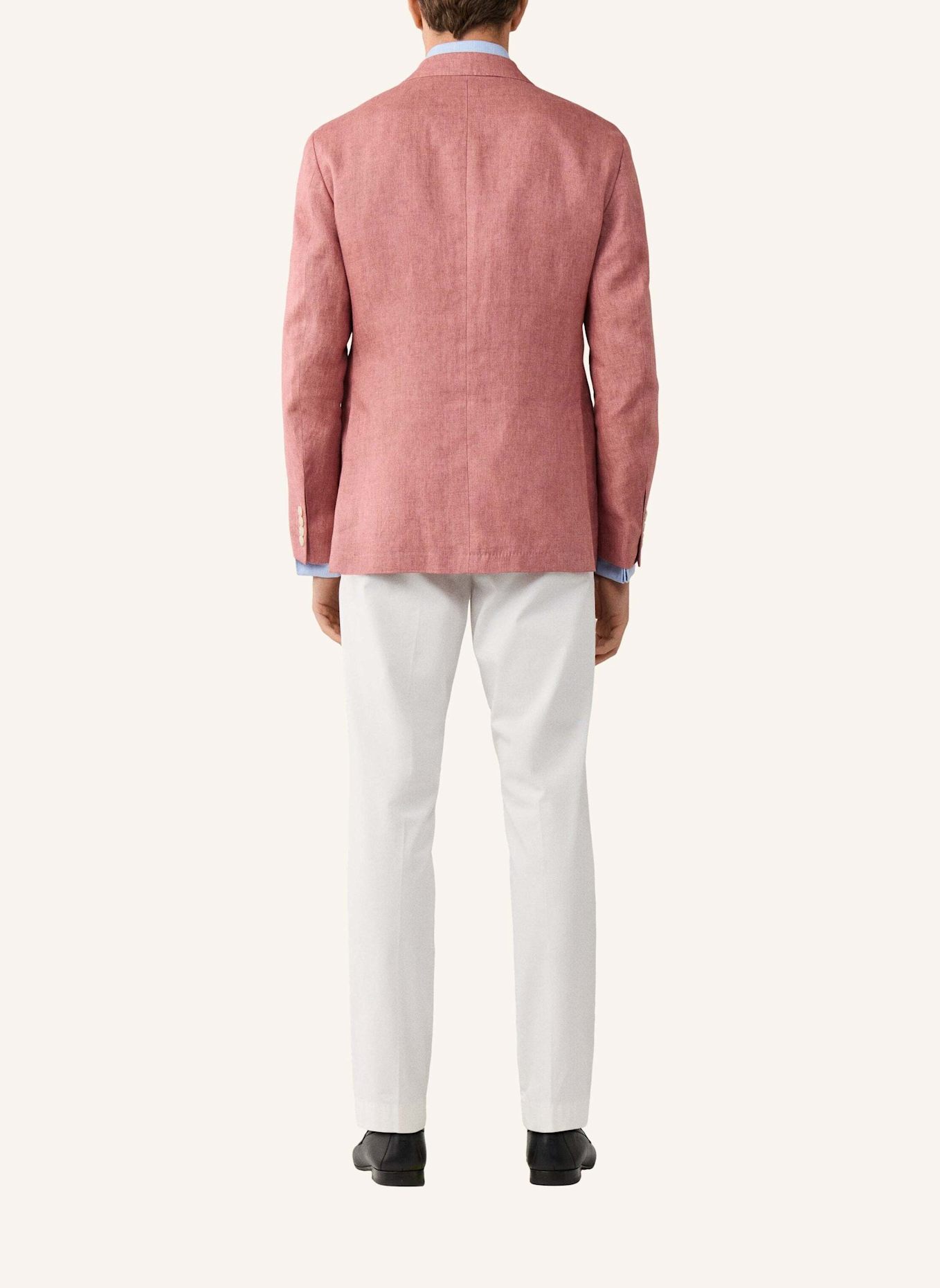 HACKETT LONDON Sakko LINEN DELAVE HOPSACK: ROSA