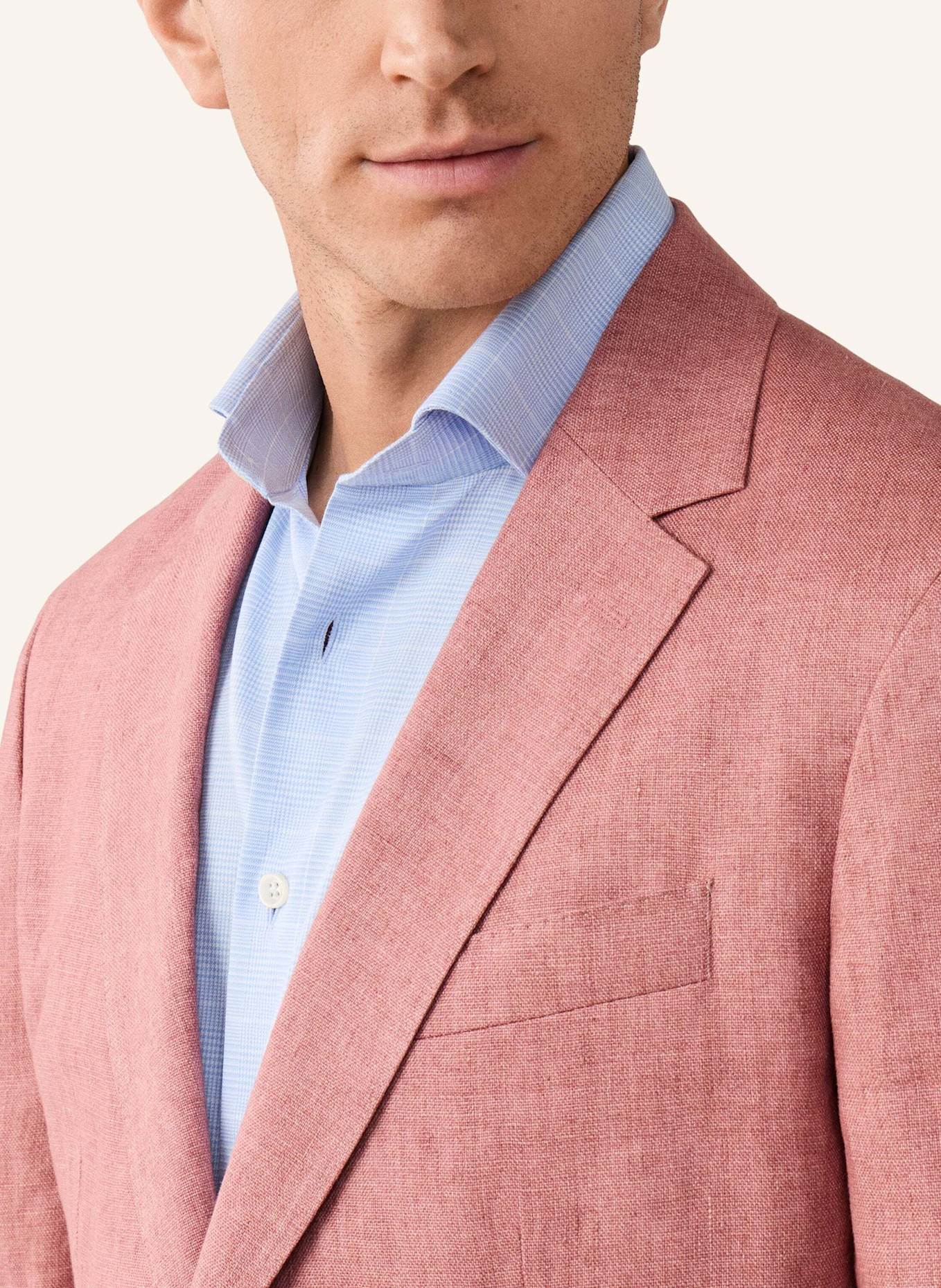 HACKETT LONDON Sakko LINEN DELAVE HOPSACK: ROSA