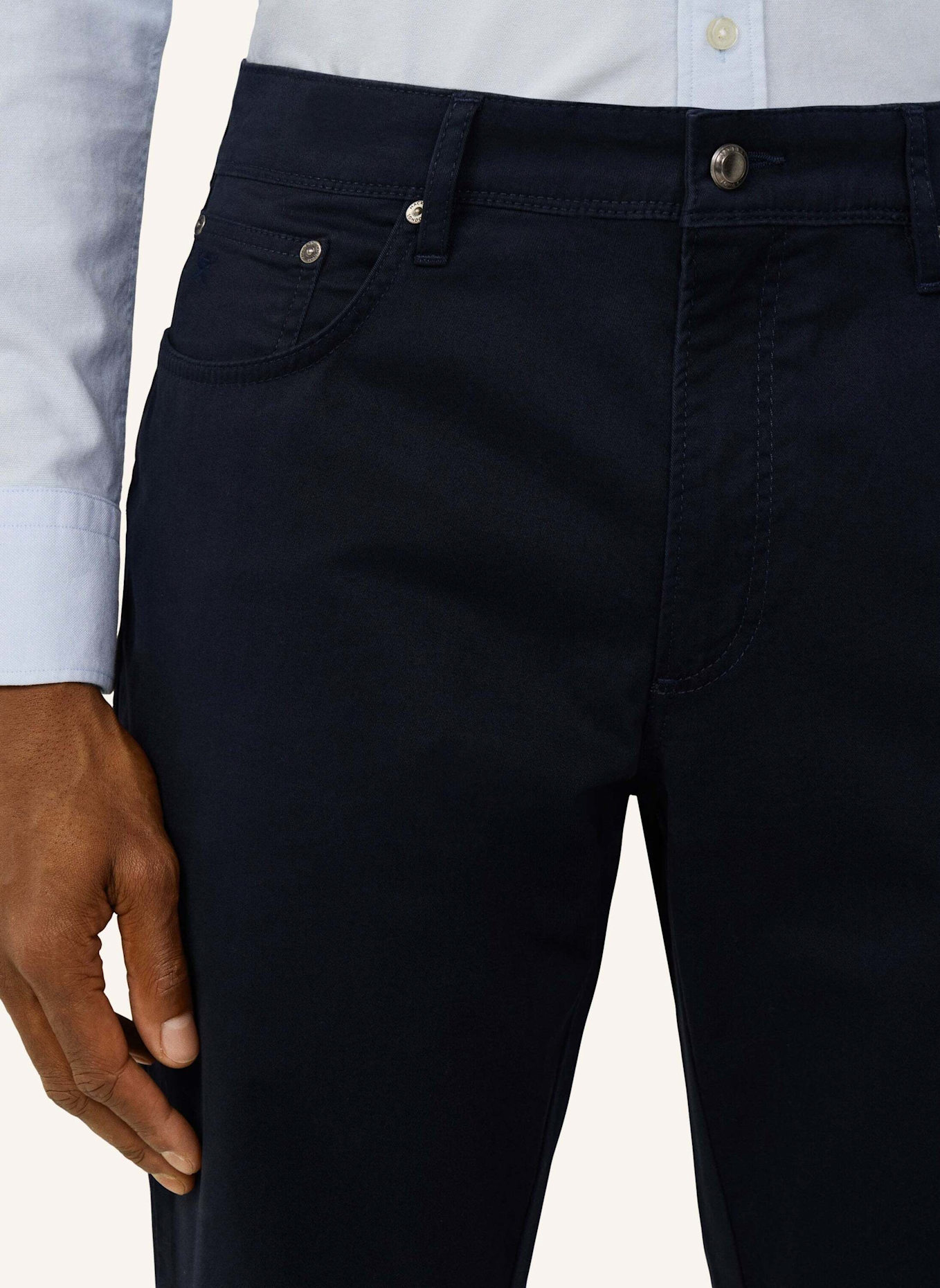 HACKETT LONDON 5-Pocket CORE 5PKT TRINITY: DUNKELBLAU