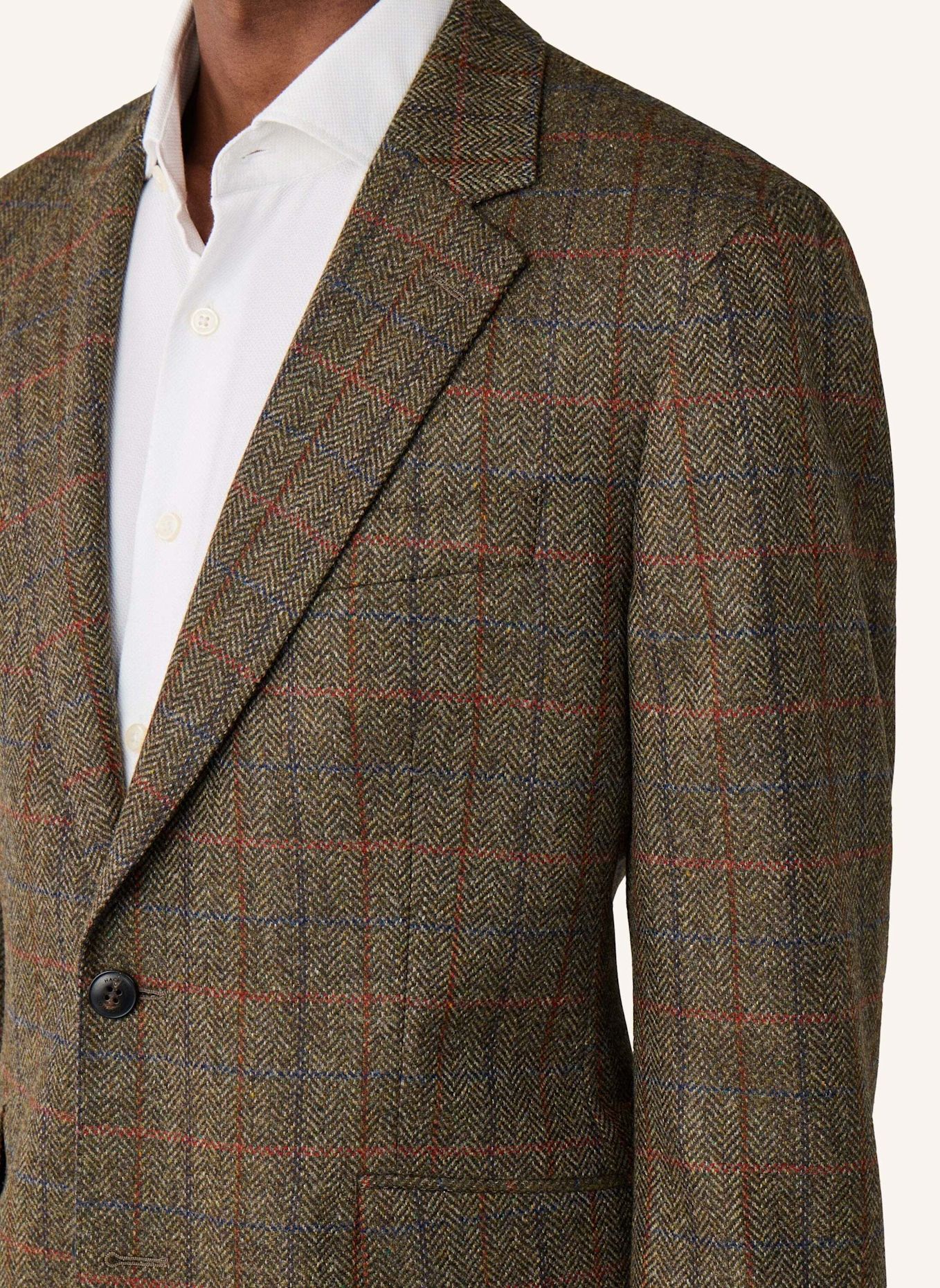 HACKETT LONDON Sakko WL CASH TATTERSALL: DUNKELGRÜN