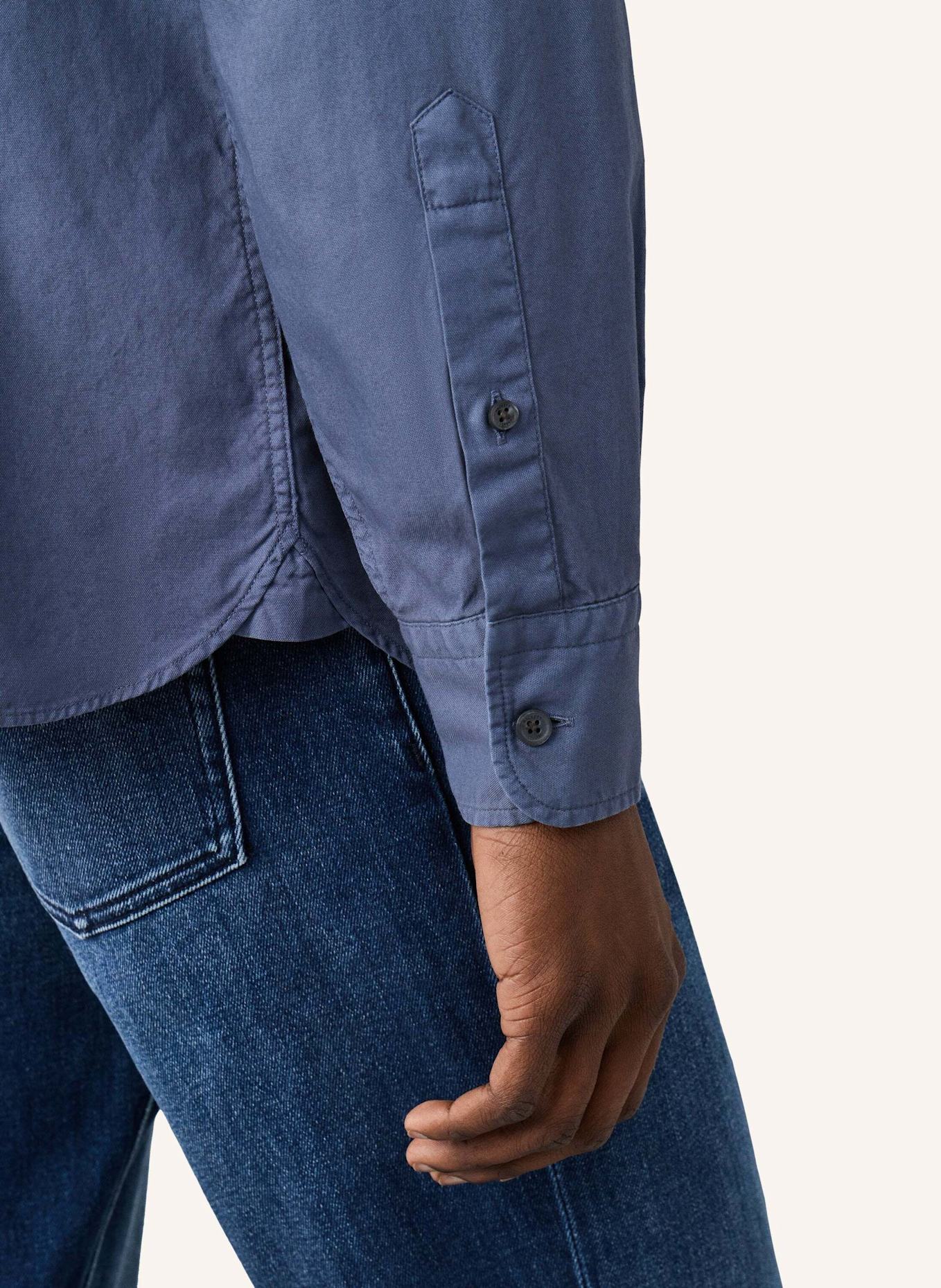 HACKETT LONDON Freizeithemd ESS GMT DYED OXFORD: BLAU