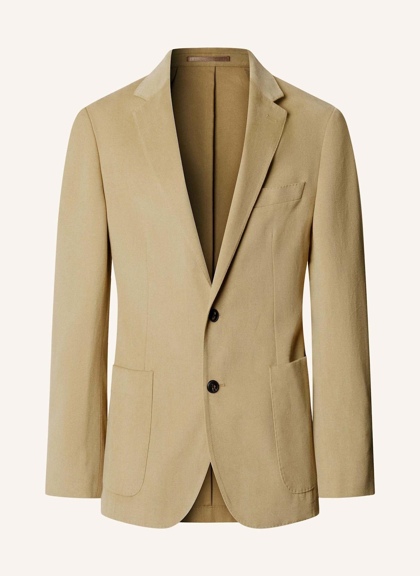 HACKETT LONDON Sakko COTTON BRUSHED TWILL: BEIGE