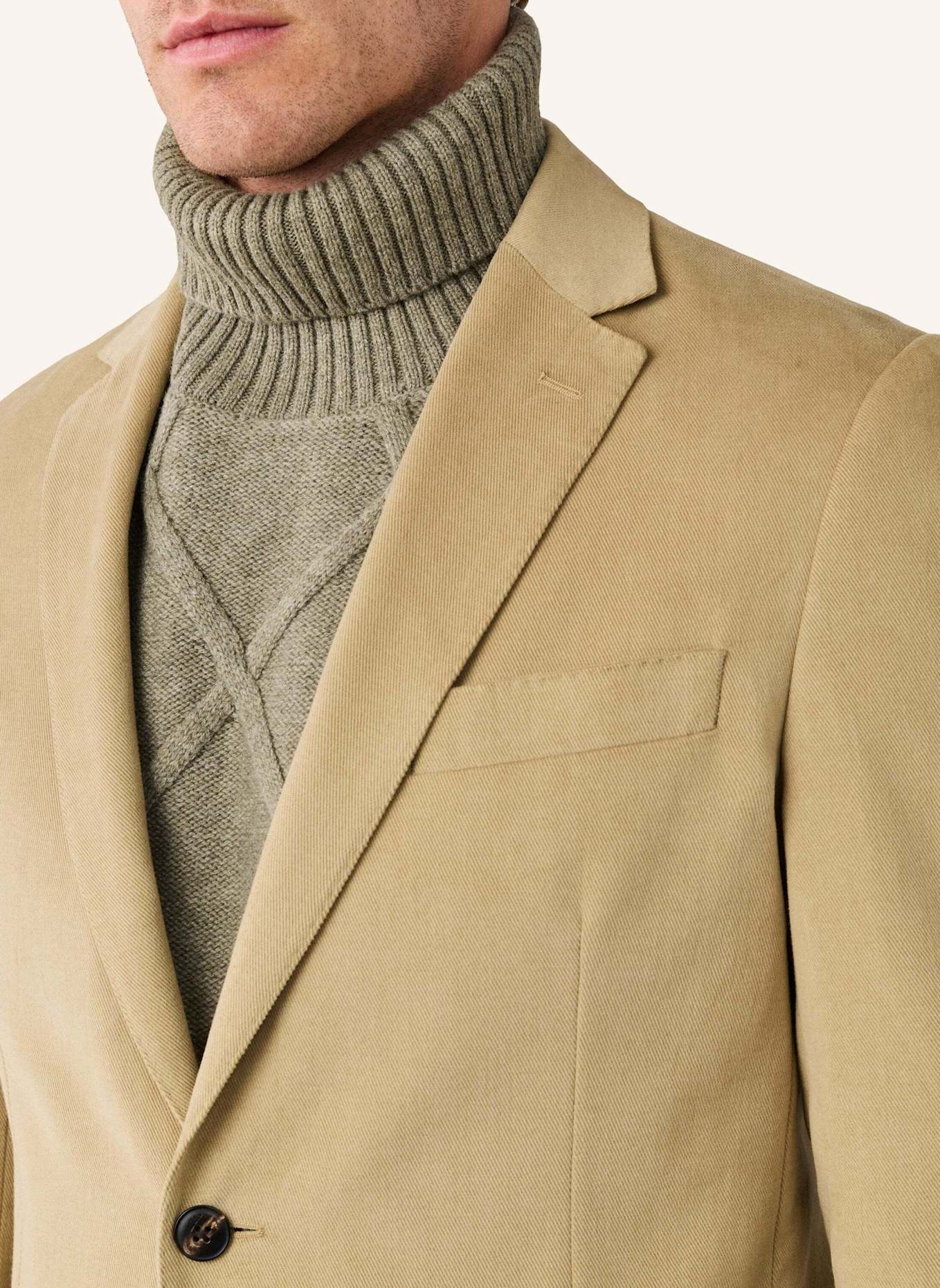 HACKETT LONDON Sakko COTTON BRUSHED TWILL: BEIGE