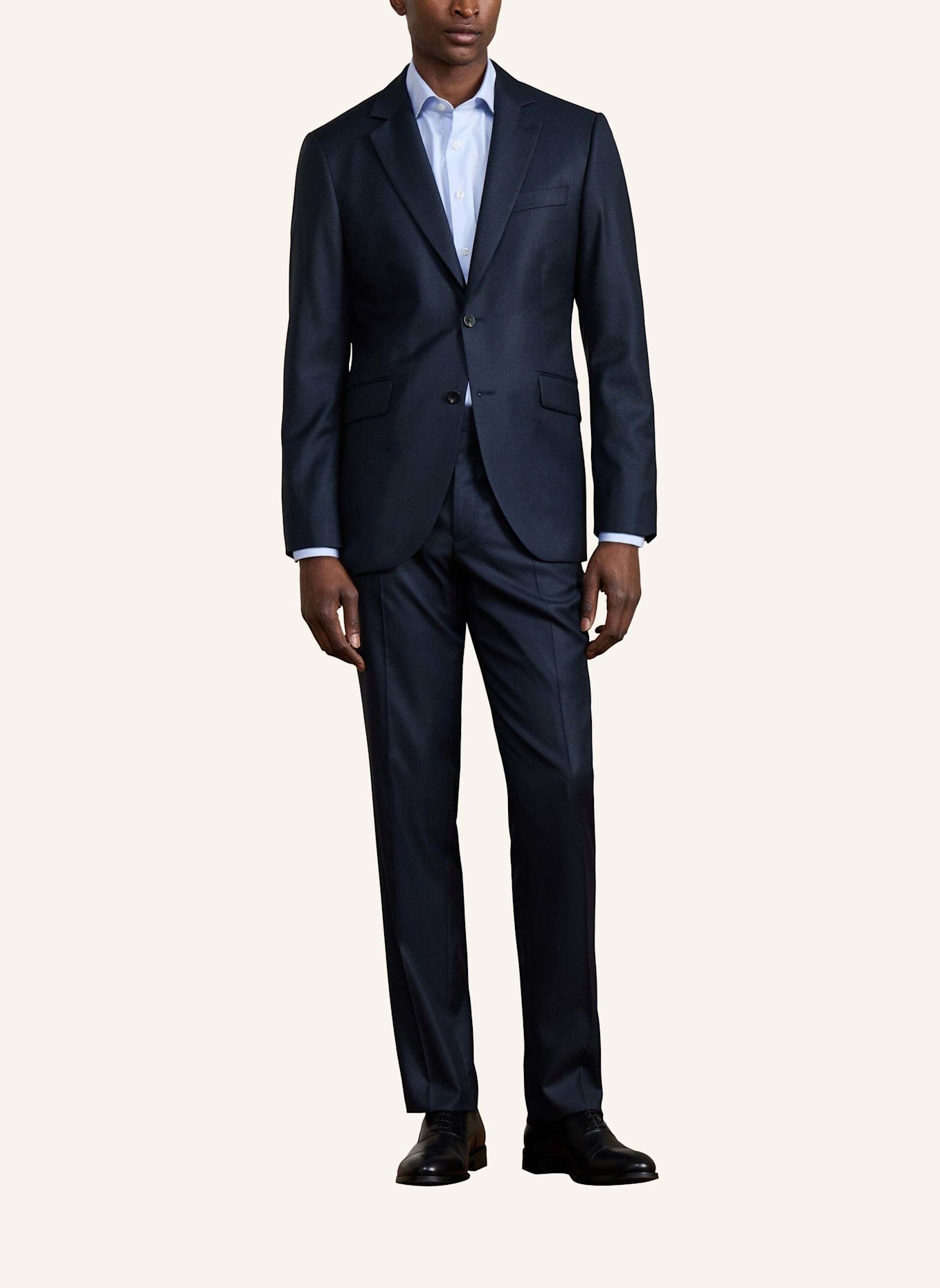 HACKETT LONDON Anzug SR LP BIRDSEYE W: DUNKELBLAU