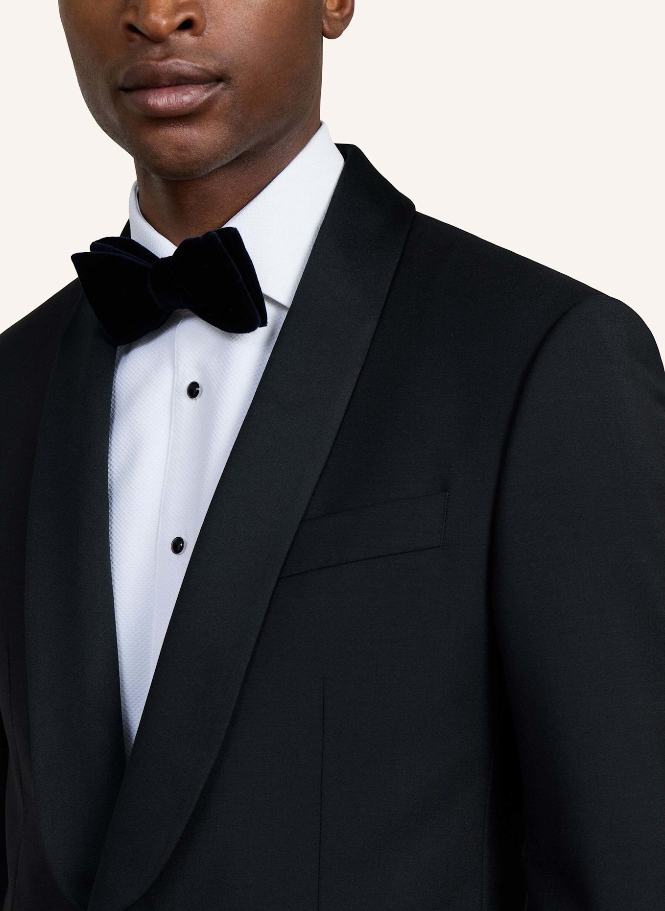 HACKETT LONDON Anzug SR CHEL SHAWL DNR JKT: SCHWARZ