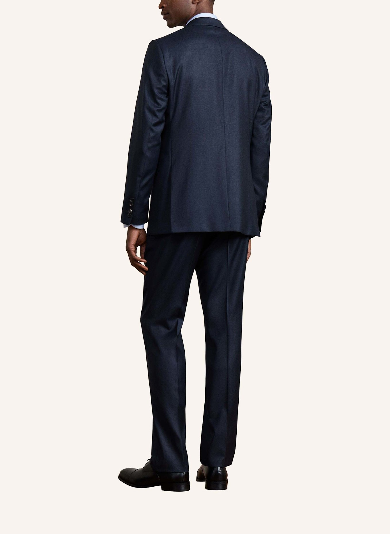 HACKETT LONDON Anzug SR LP BIRDSEYE W: DUNKELBLAU