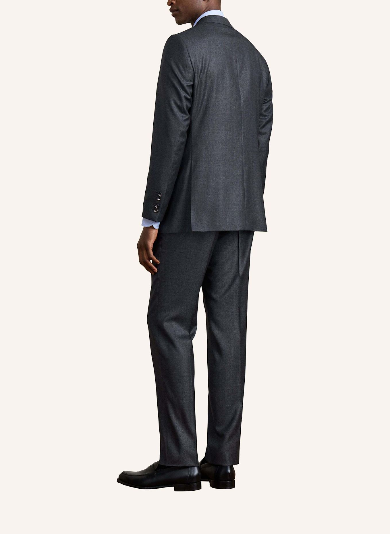 HACKETT LONDON Anzug SR LP BIRDSEYE W: DUNKELGRAU