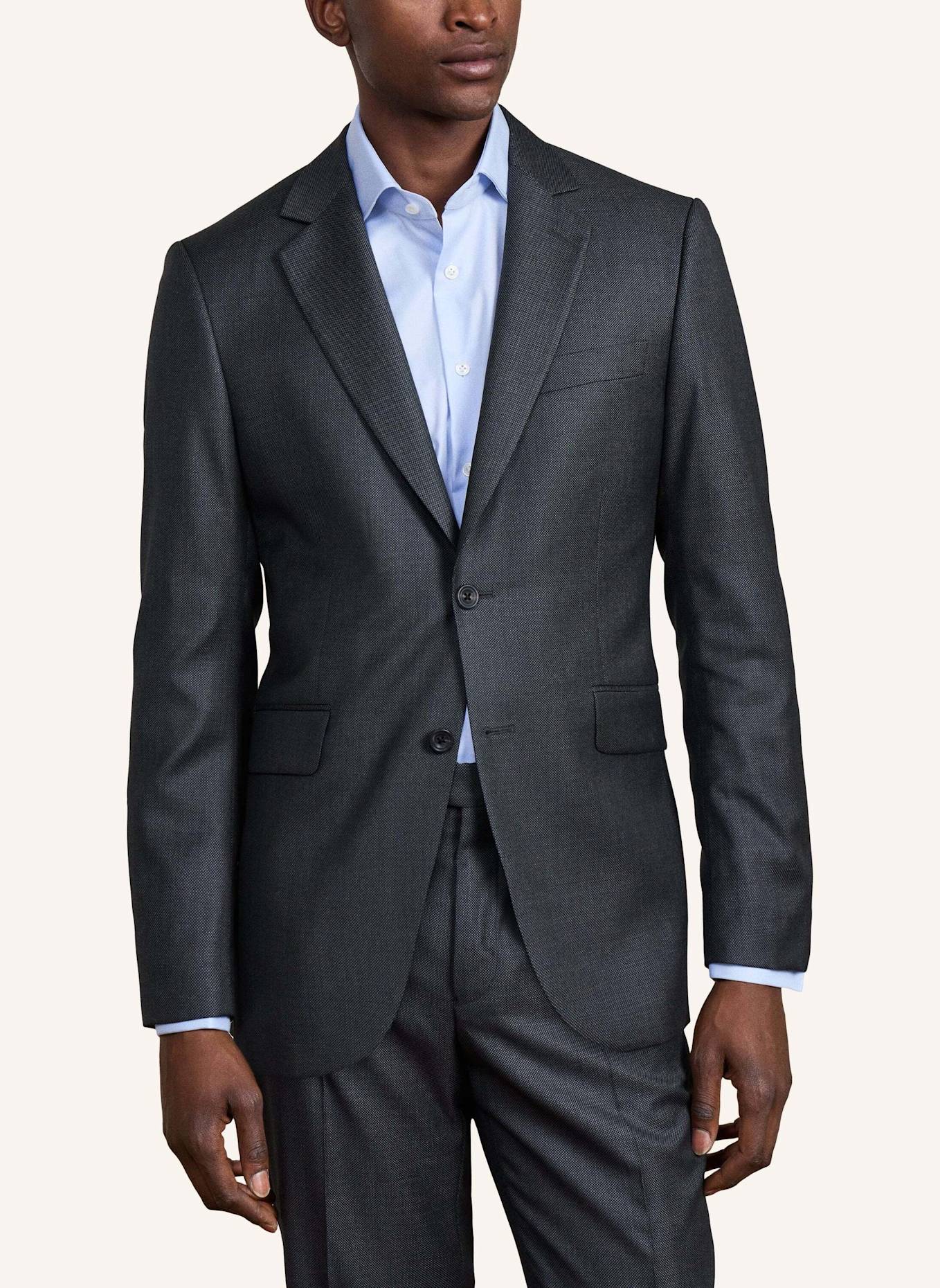 HACKETT LONDON Anzug SR LP BIRDSEYE W: DUNKELGRAU