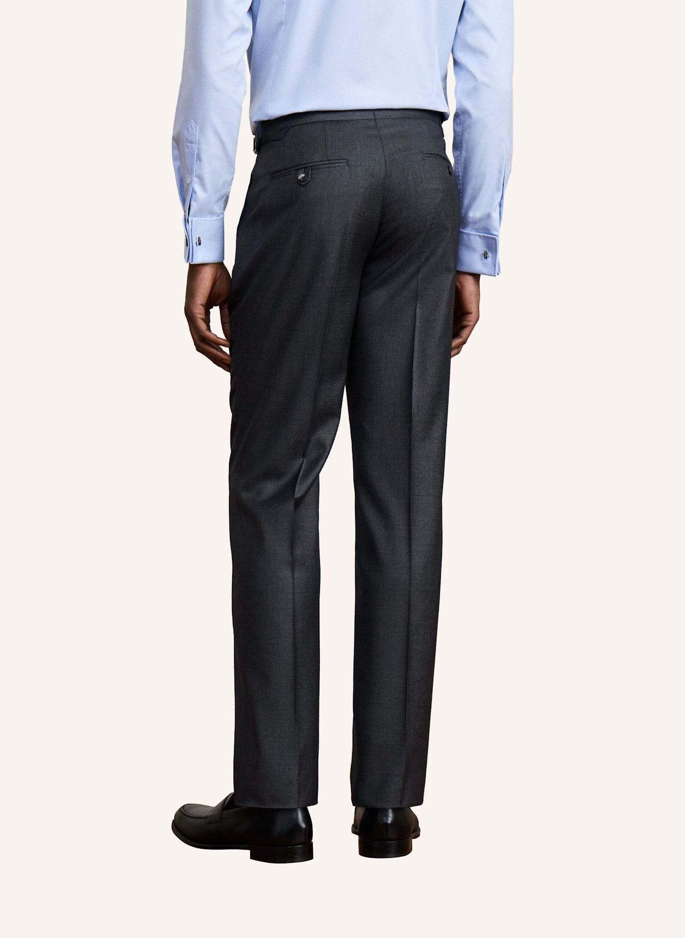 HACKETT LONDON Anzug SR LP BIRDSEYE W: DUNKELGRAU