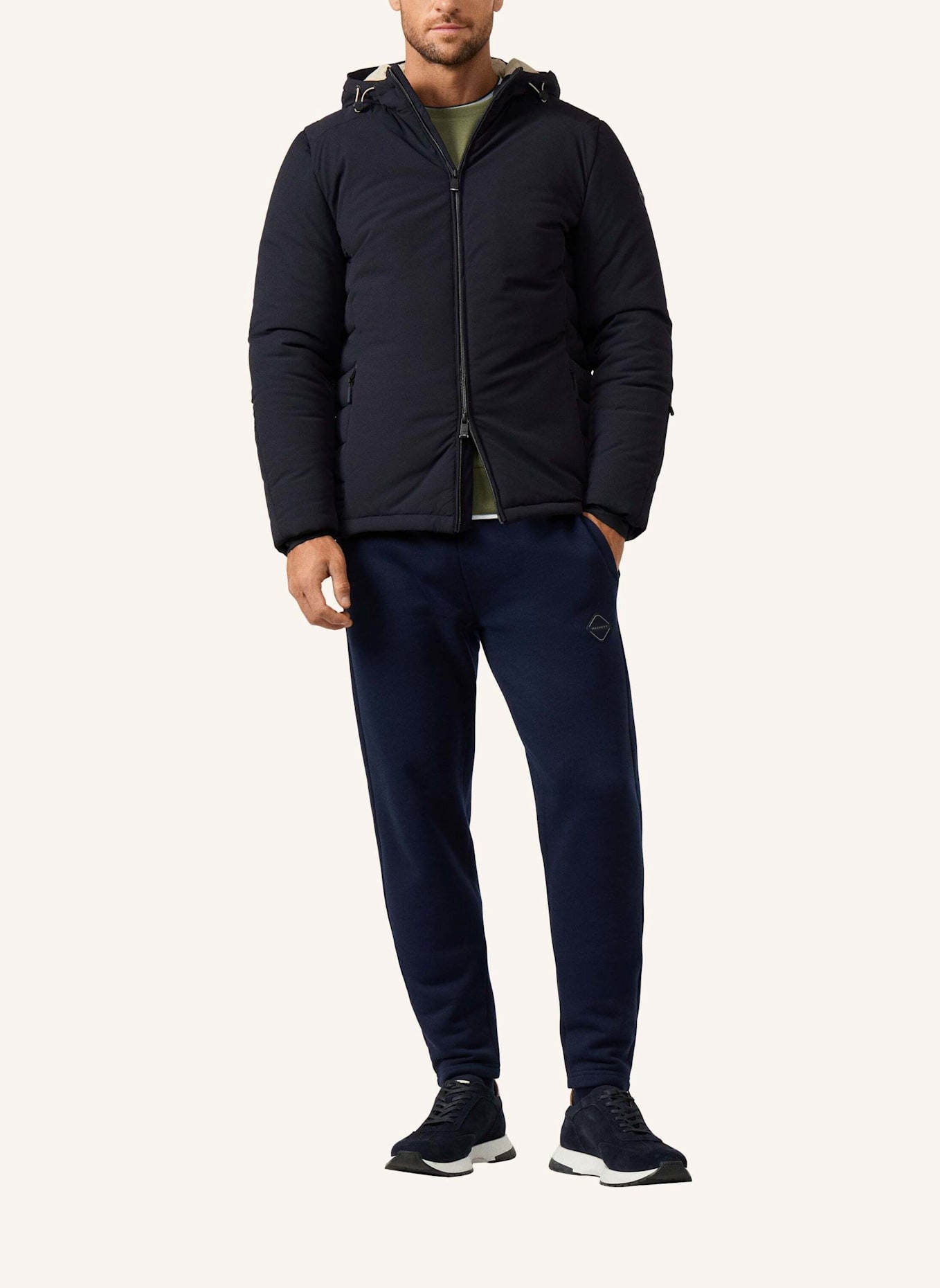 HACKETT LONDON Fieldjacket HS TRAVEL PUFFER JKT: DUNKELBLAU