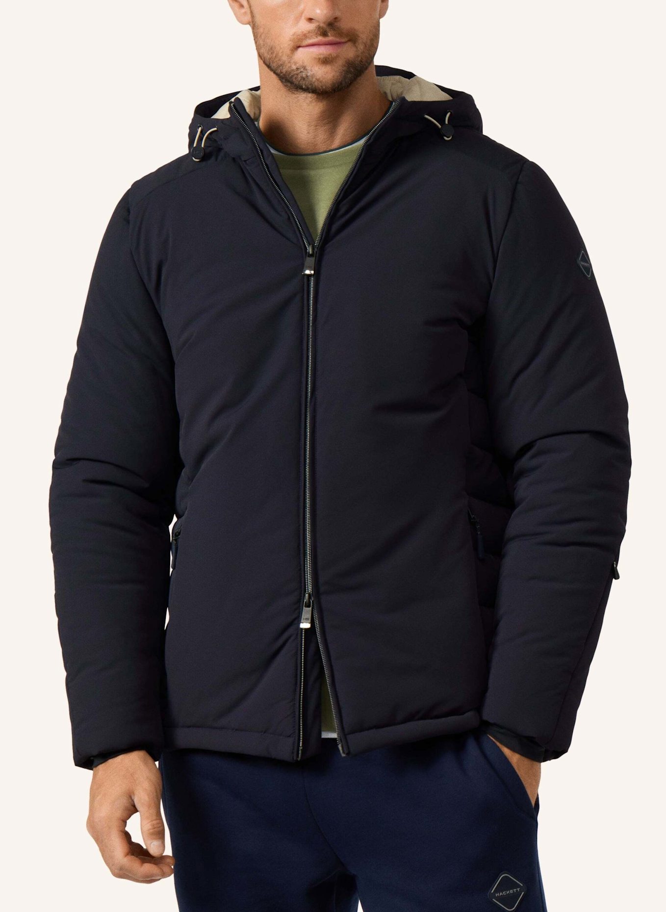 HACKETT LONDON Fieldjacket HS TRAVEL PUFFER JKT: DUNKELBLAU