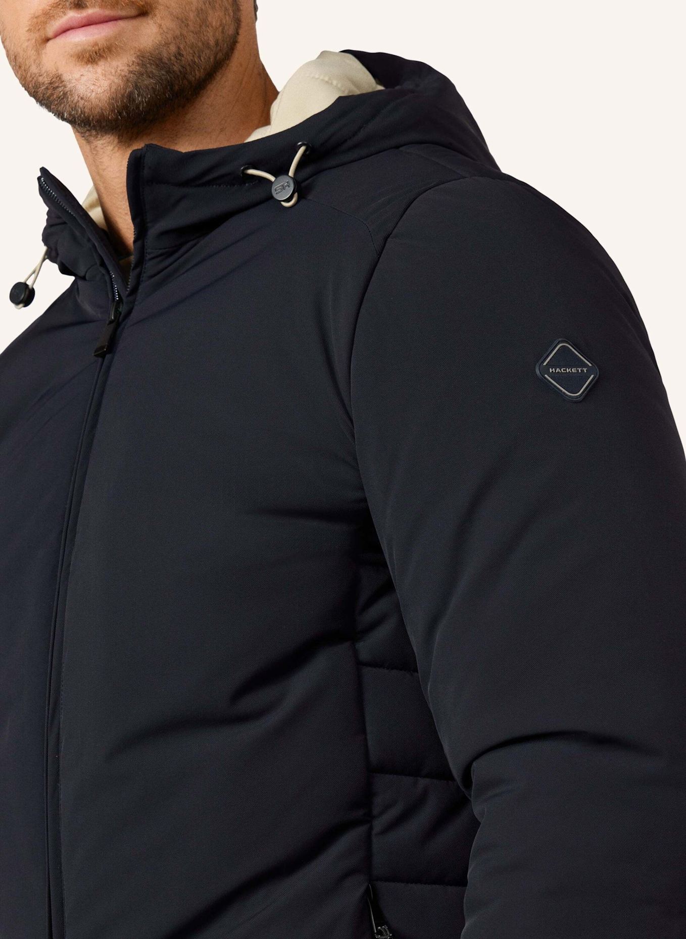HACKETT LONDON Fieldjacket HS TRAVEL PUFFER JKT: DUNKELBLAU