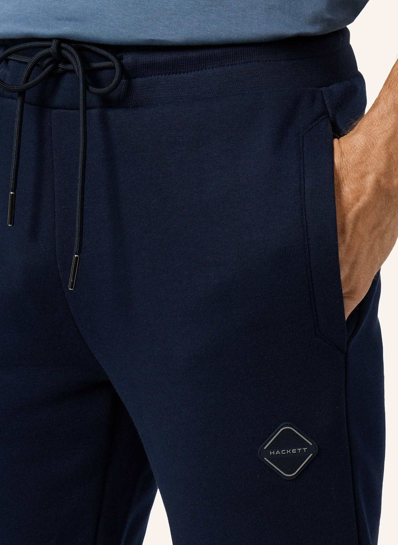 HACKETT LONDON Jogginghose HS LUXE LOUNGE JGR: DUNKELBLAU