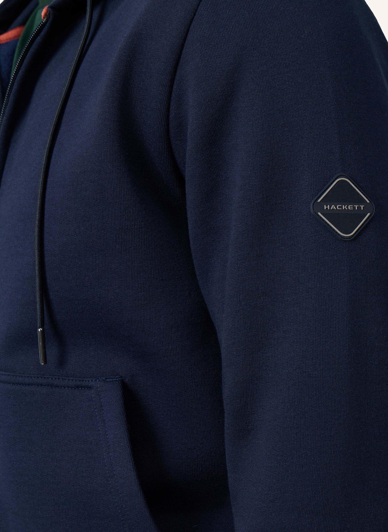 HACKETT LONDON Sweatshirt HS LUXE LOUNGE HDY: DUNKELBLAU