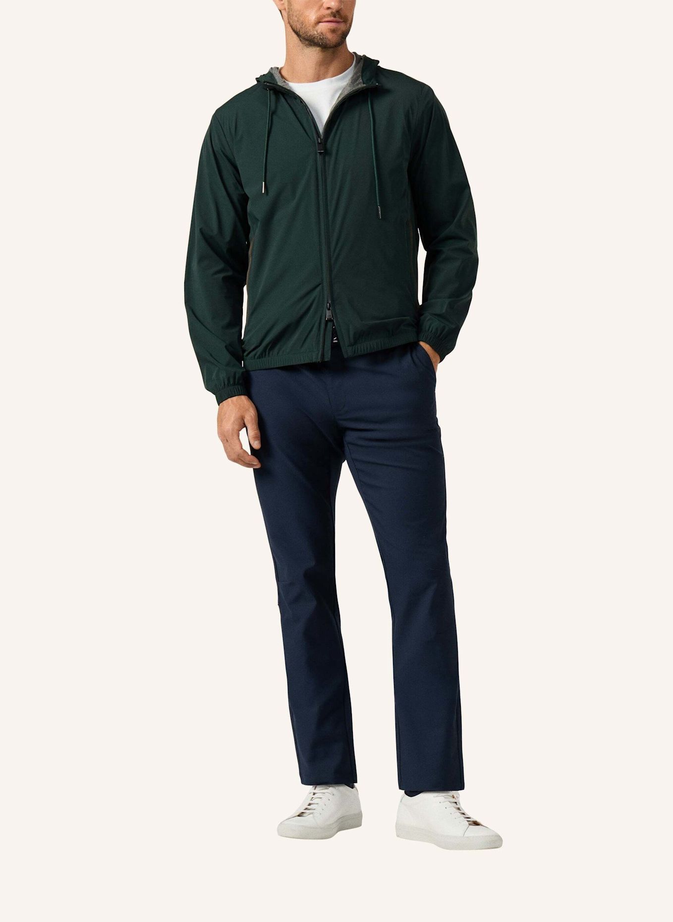 HACKETT LONDON Fieldjacket HS HOODED BLOUSON: GRÜN