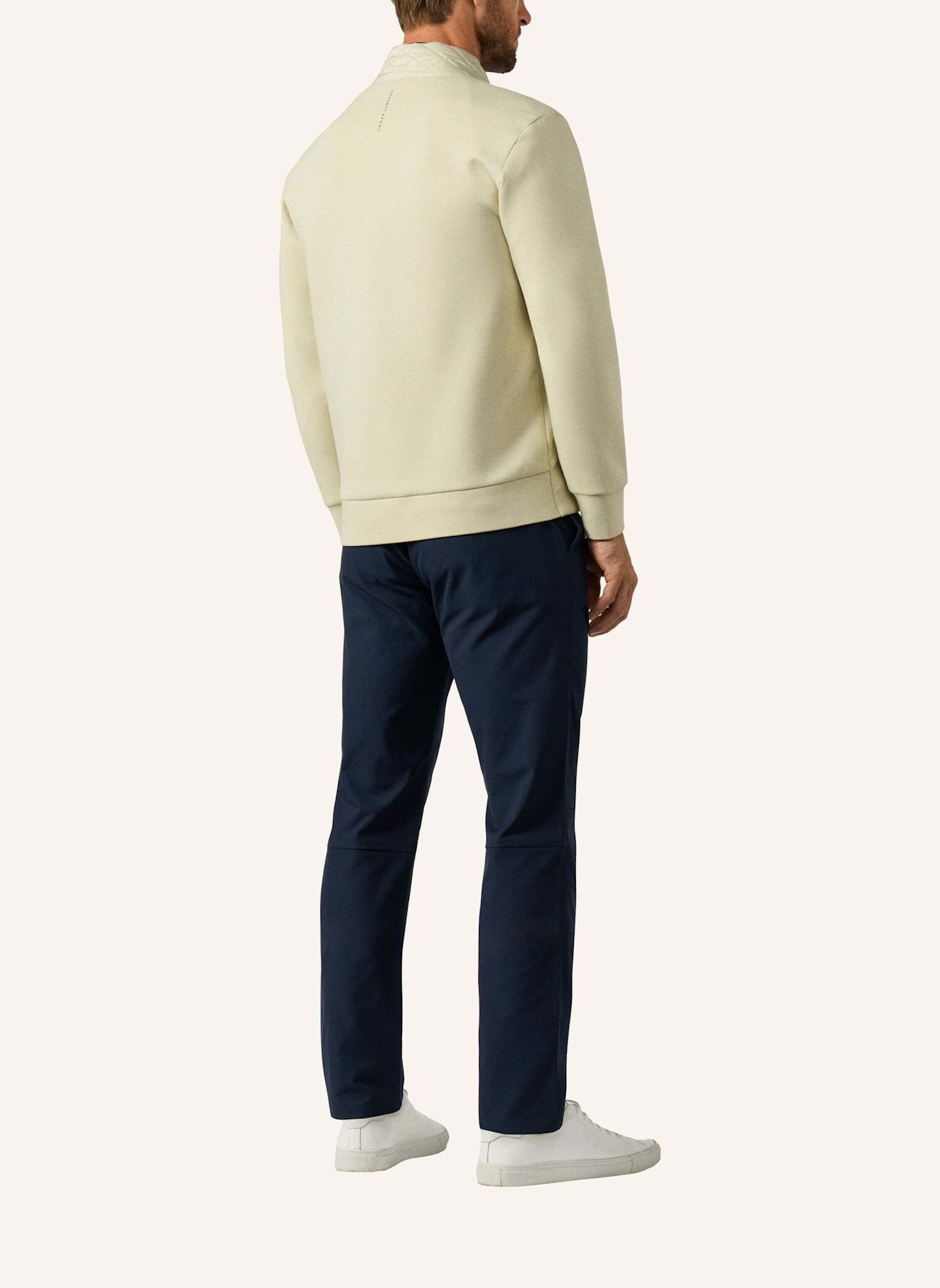 HACKETT LONDON Sweatshirt HS ULTRA HYBRID FZ: BEIGE