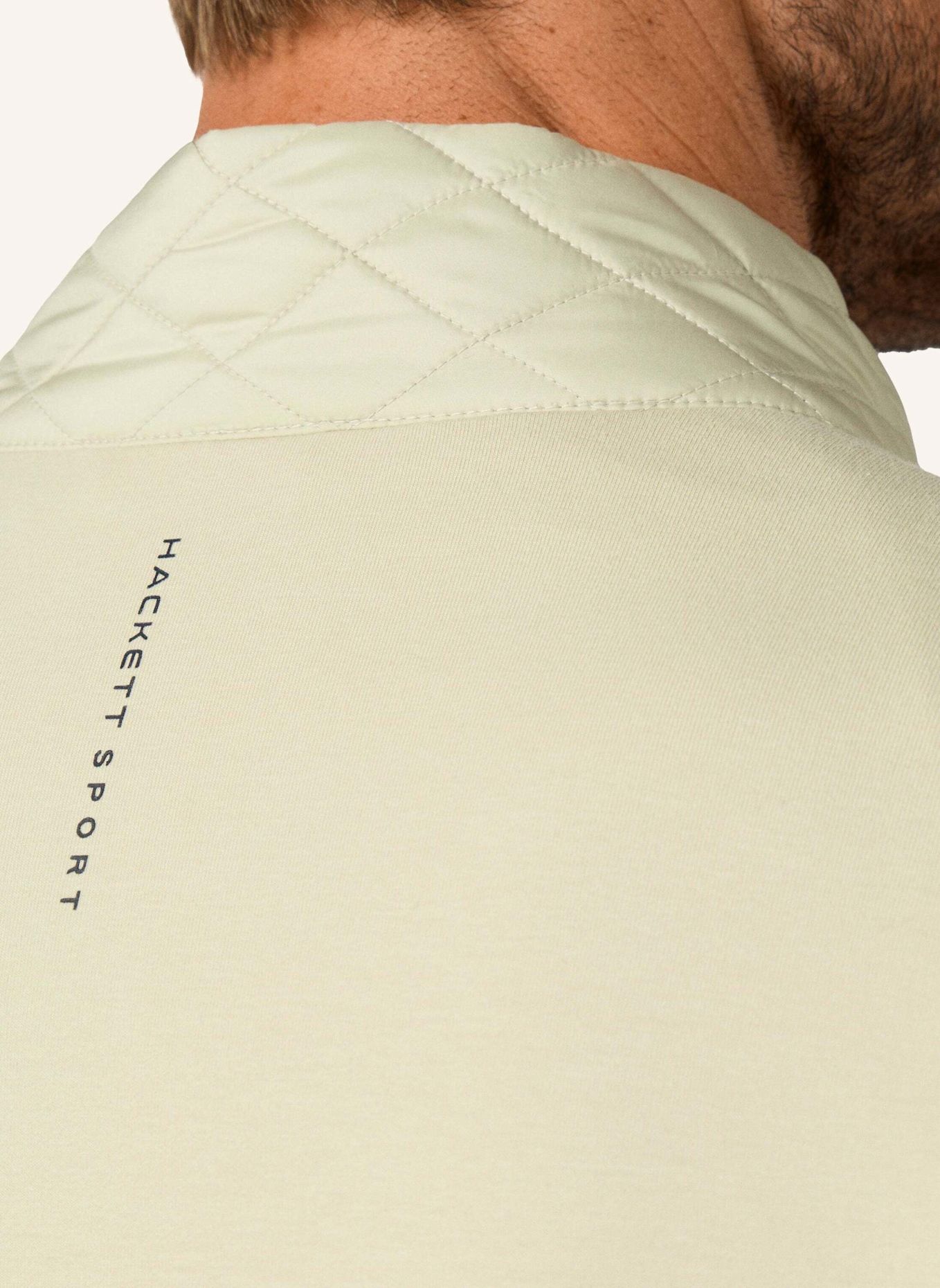 HACKETT LONDON Sweatshirt HS ULTRA HYBRID FZ: BEIGE