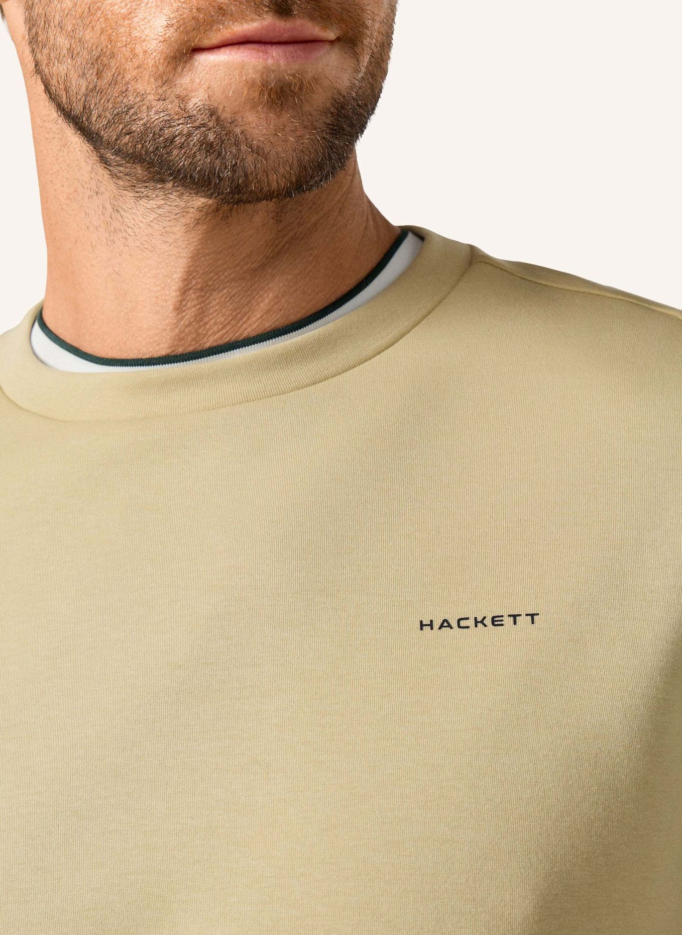 HACKETT LONDON Sweatshirt HS ESSENTIAL CRW: BEIGE
