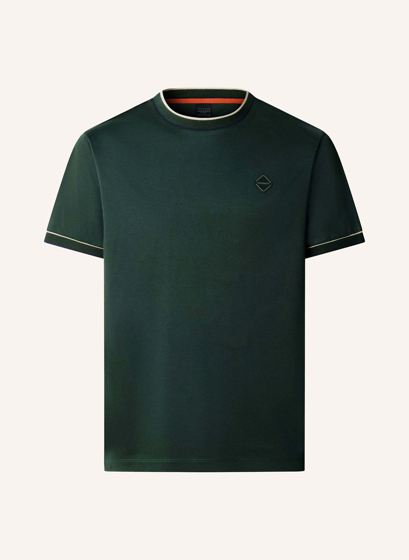HACKETT LONDON T-Shirt HS BADGE TEE: GRÜN