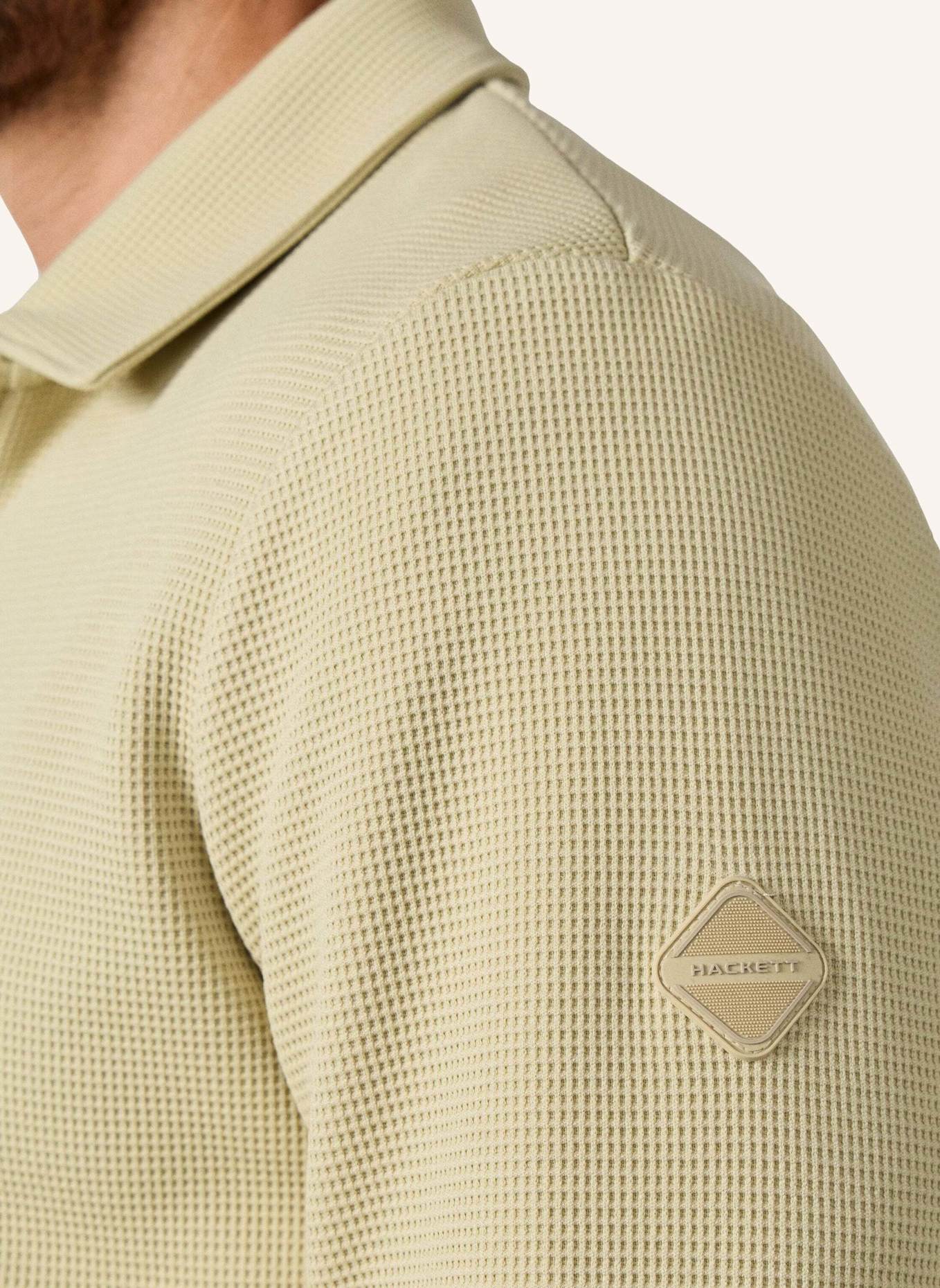 HACKETT LONDON Sweatshirt HS WAFFLE COLLAR HZ: BEIGE