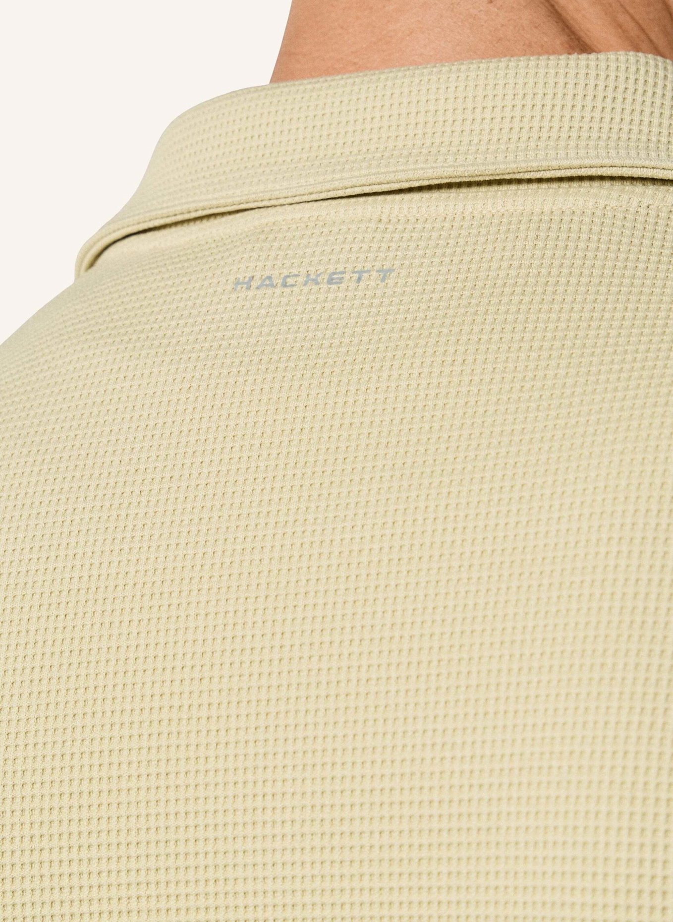 HACKETT LONDON Sweatshirt HS WAFFLE COLLAR HZ: BEIGE
