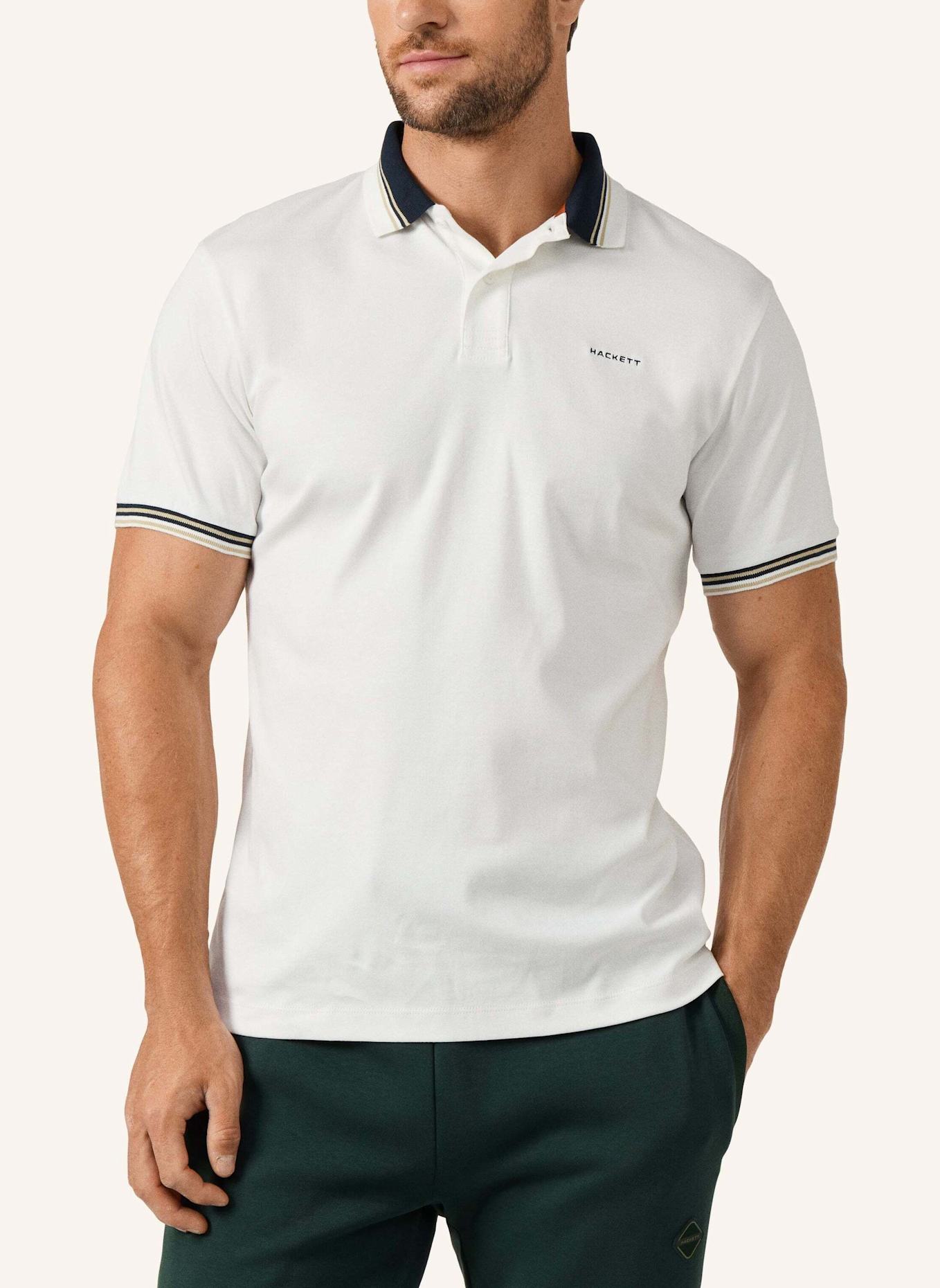 HACKETT LONDON Poloshirt HS MEMBERS COLLAR POLO: WEISS