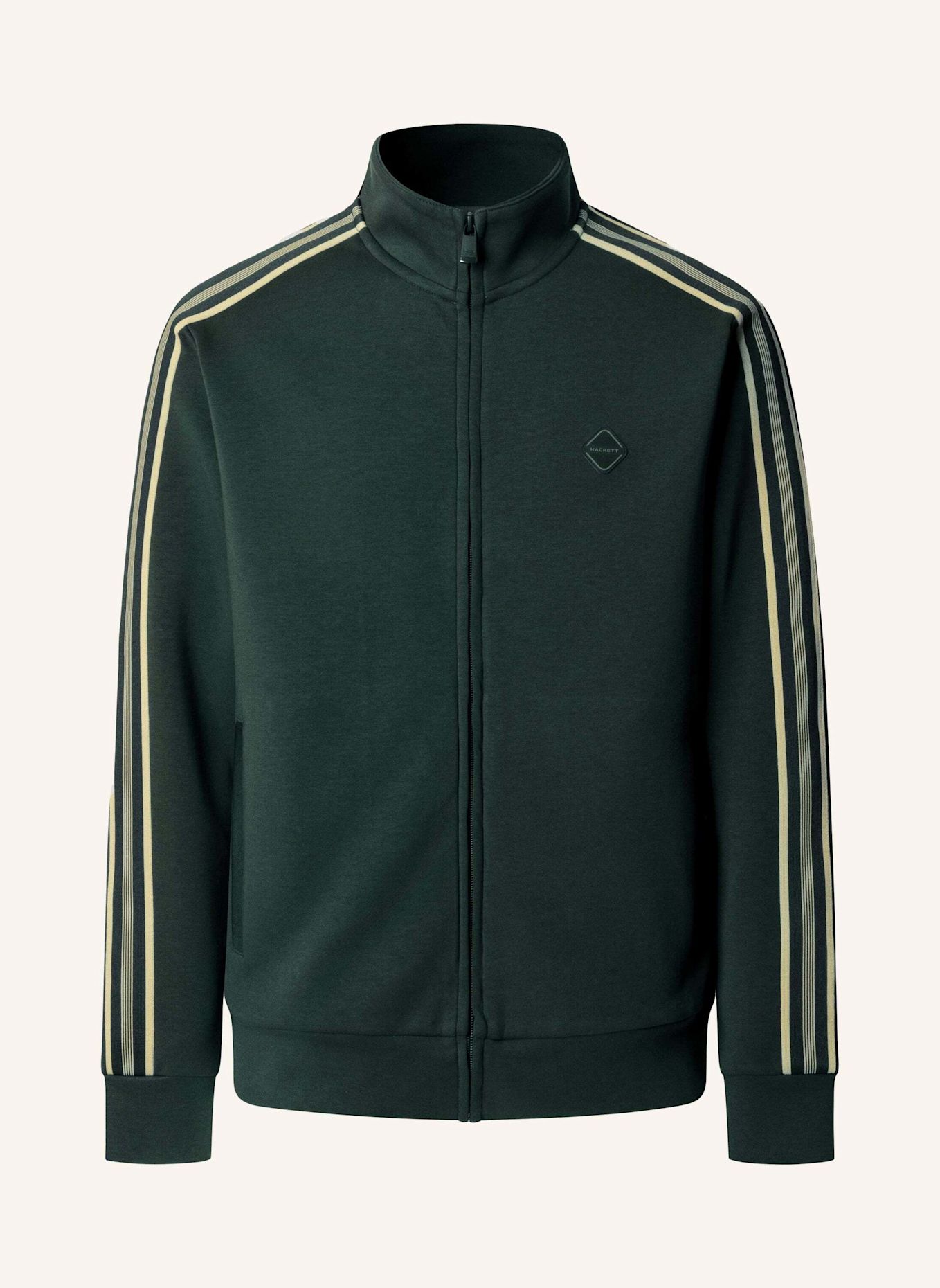 HACKETT LONDON Sweatshirt HS MEMBERS TRACK FZ: GRÜN