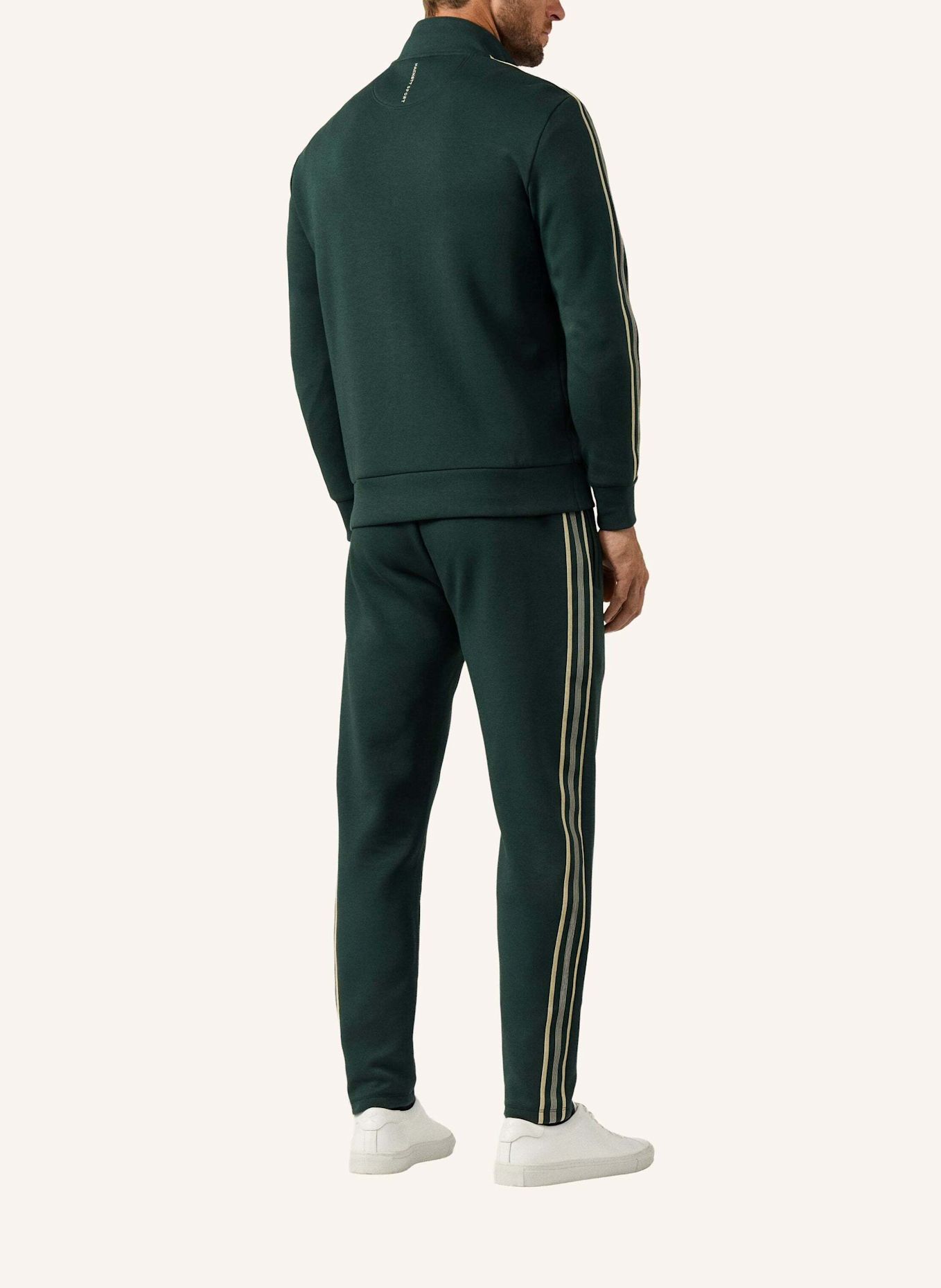 HACKETT LONDON Sweatshirt HS MEMBERS TRACK FZ: GRÜN