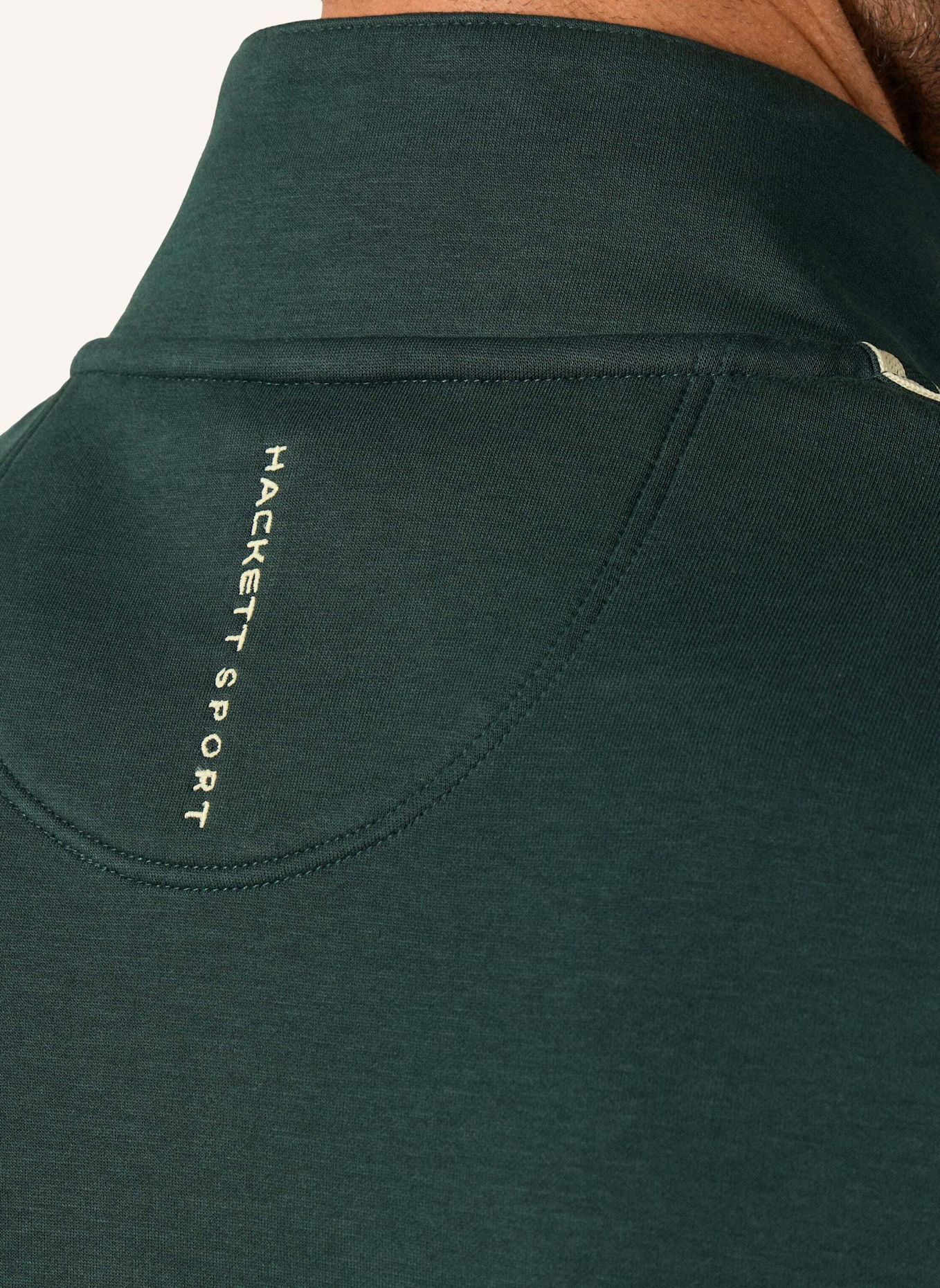 HACKETT LONDON Sweatshirt HS MEMBERS TRACK FZ: GRÜN