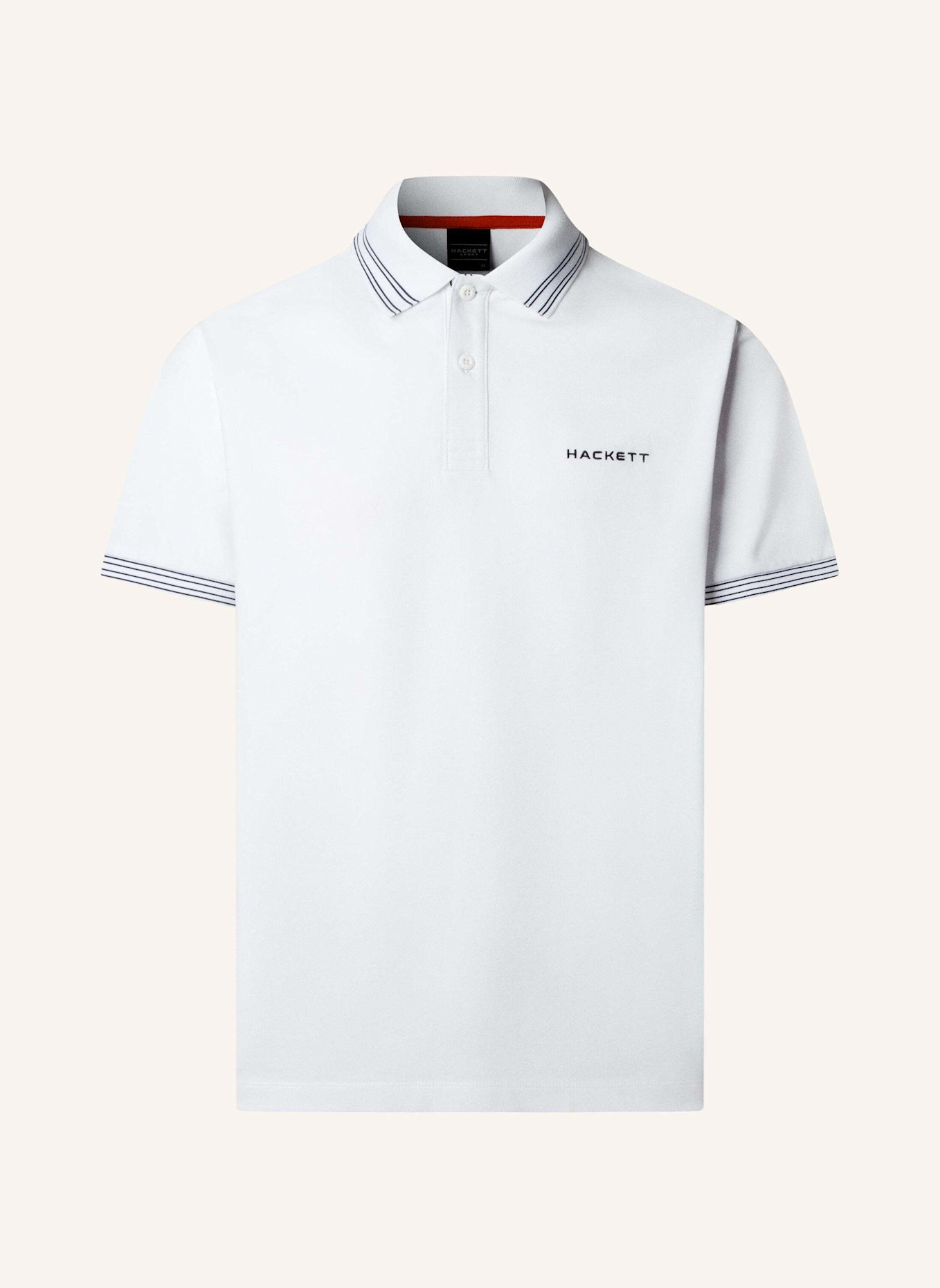 HACKETT LONDON Poloshirt HS MICRO TIP POLO: WEISS