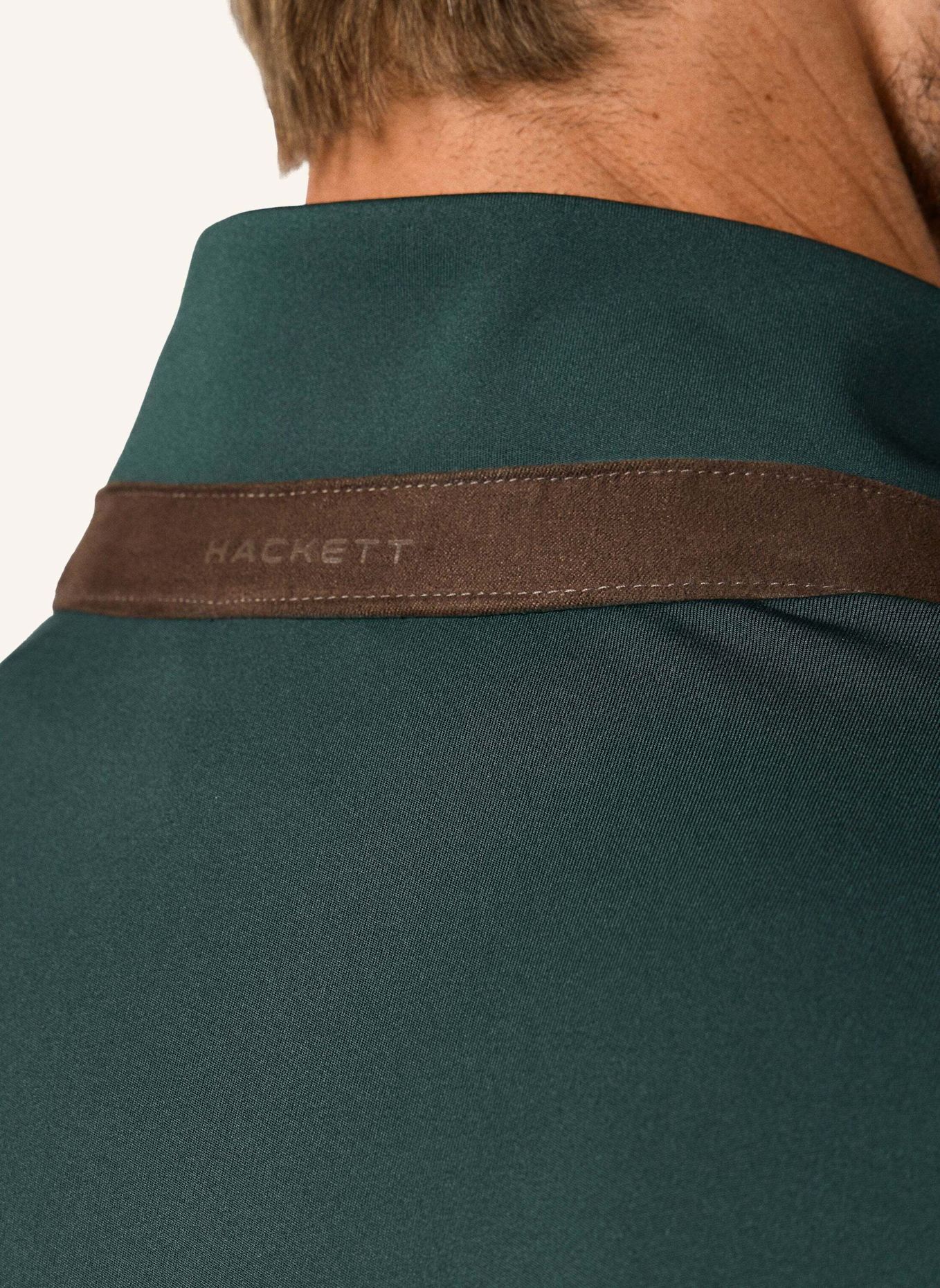HACKETT LONDON Sweatshirt HS LUXE HYBRID FZ: GRÜN