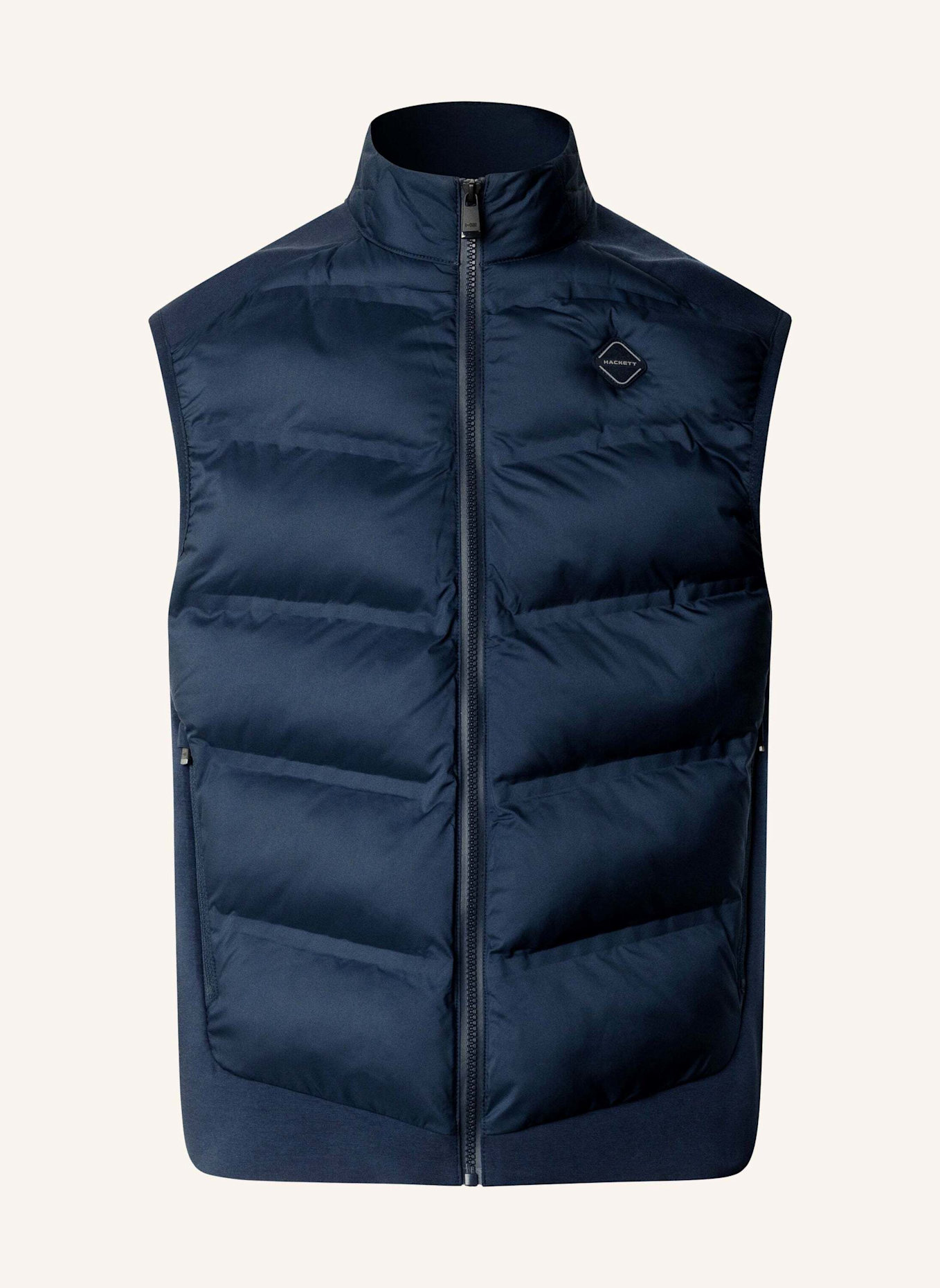 HACKETT LONDON Sweatshirt HS ULTRA HYBRID GLT FZ: DUNKELBLAU
