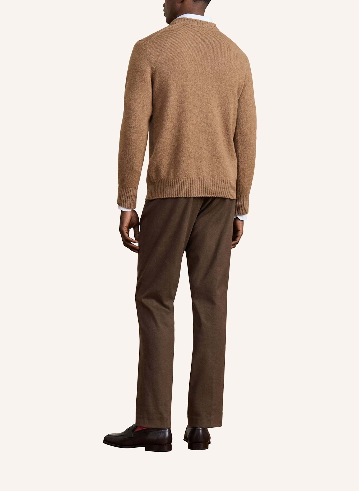 HACKETT LONDON Pullover SR NATURAL CREW: BEIGE