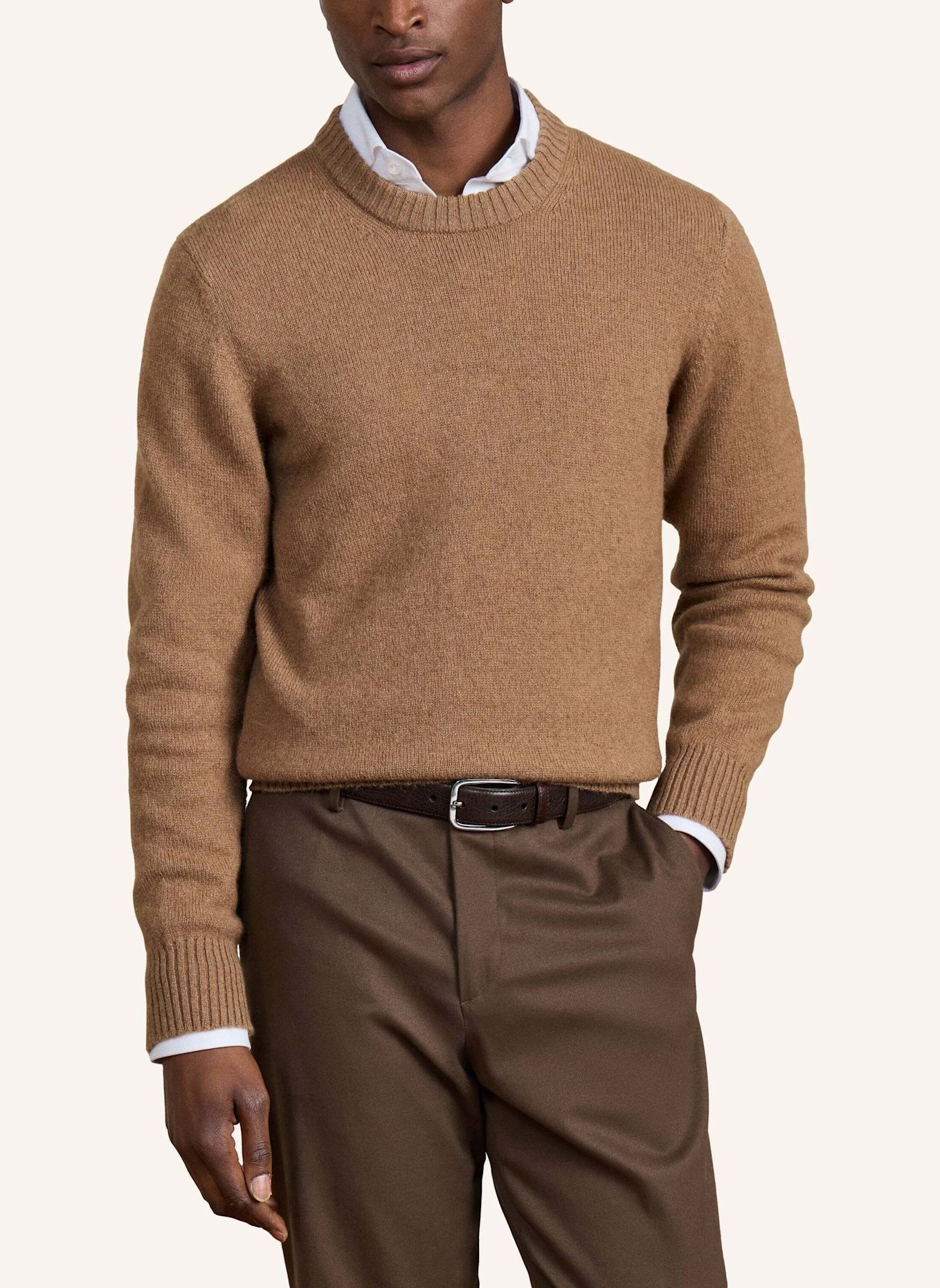 HACKETT LONDON Pullover SR NATURAL CREW: BEIGE