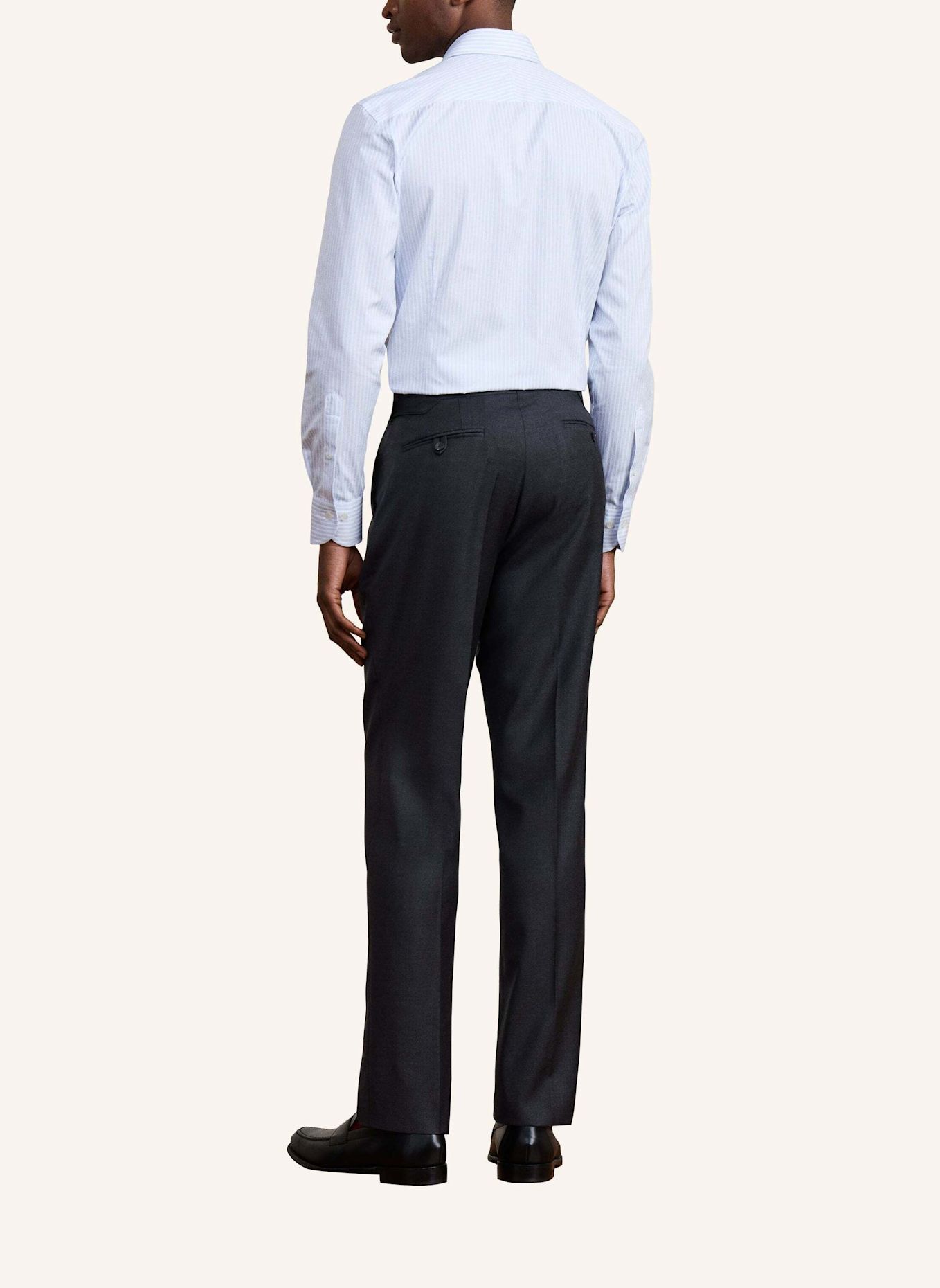 HACKETT LONDON Anzug SR LP PLAIN WOOL TRS: DUNKELGRAU