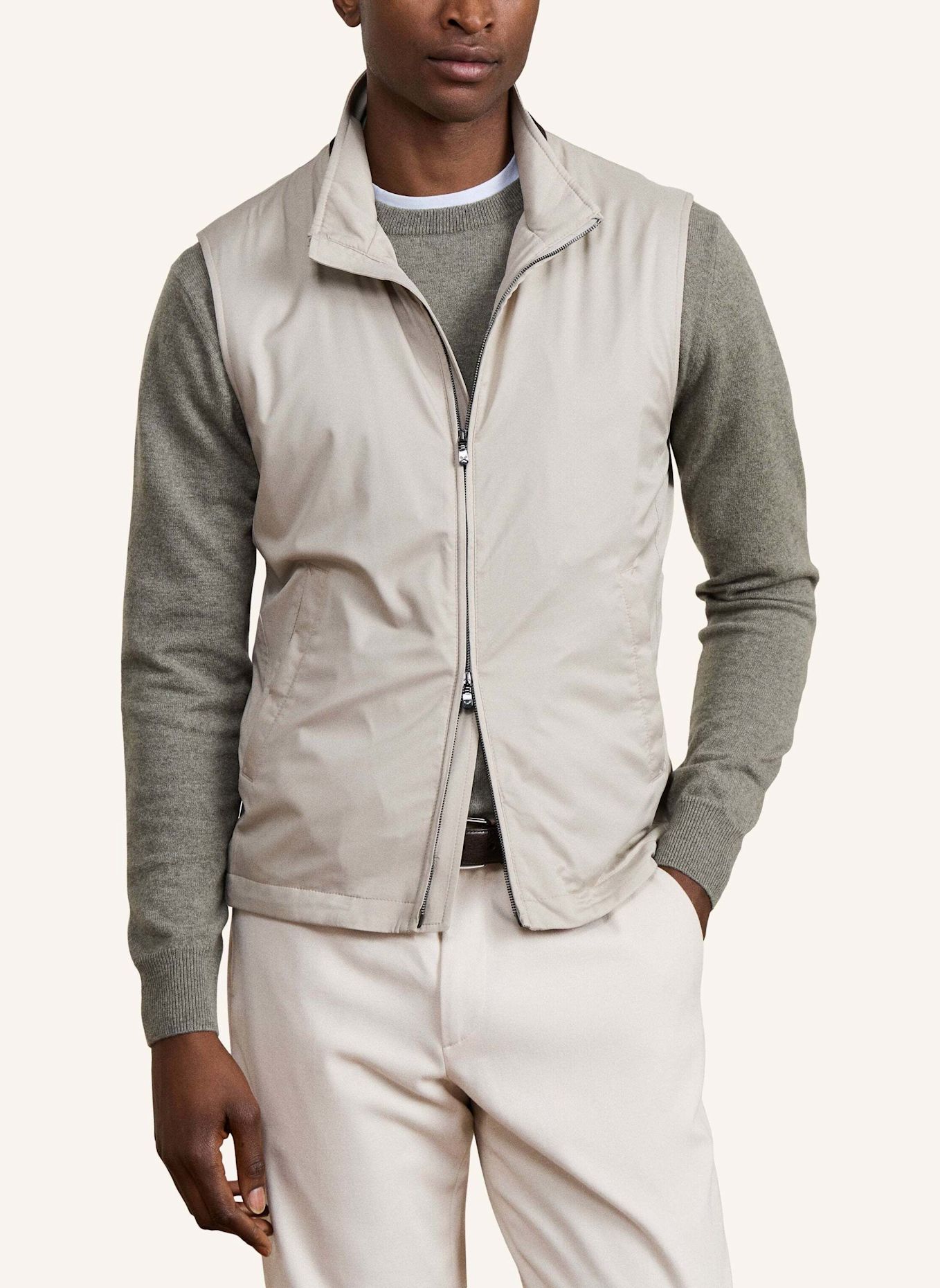 HACKETT LONDON Gilet SR LW GILET: BEIGE