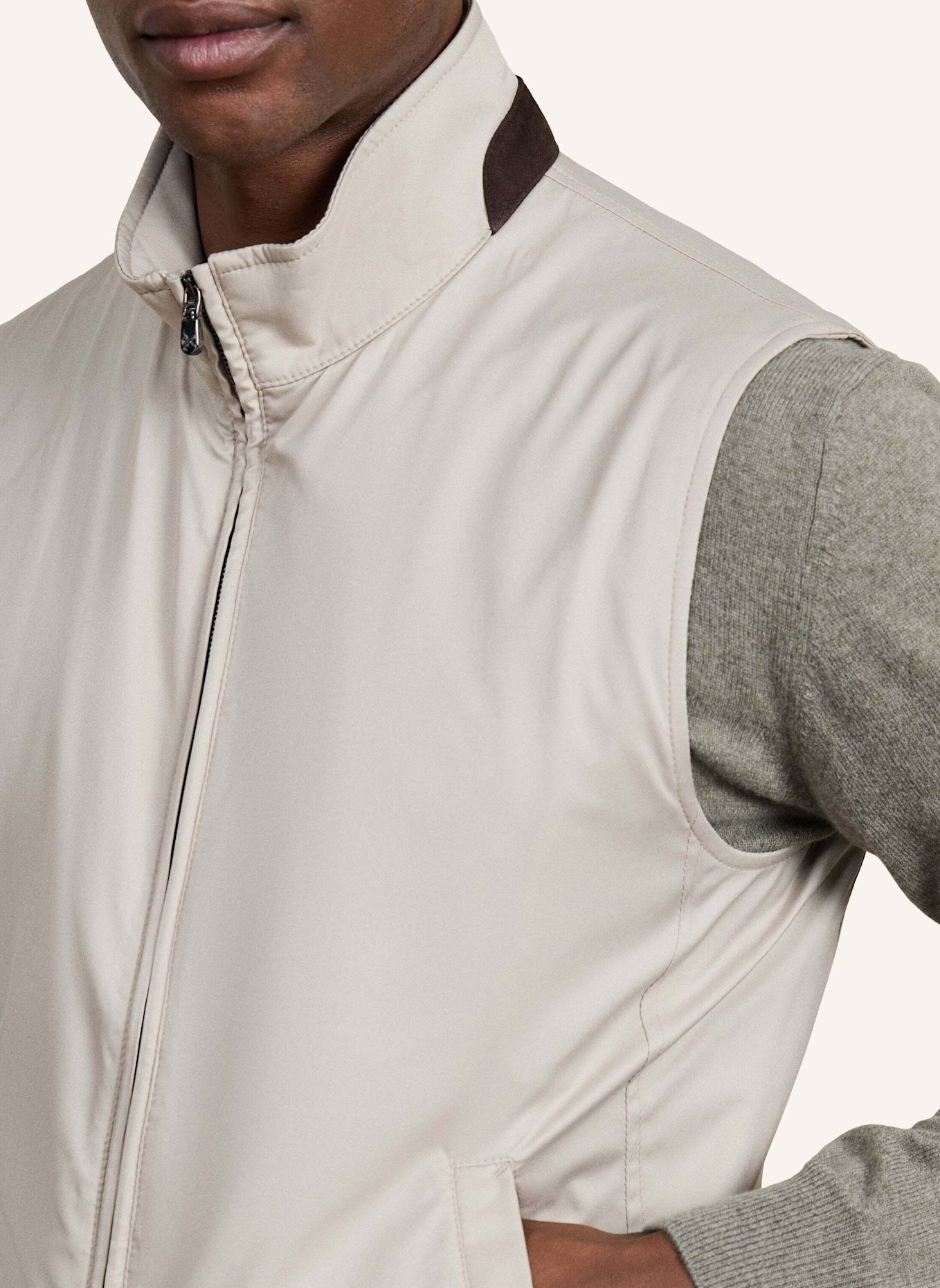HACKETT LONDON Gilet SR LW GILET: BEIGE