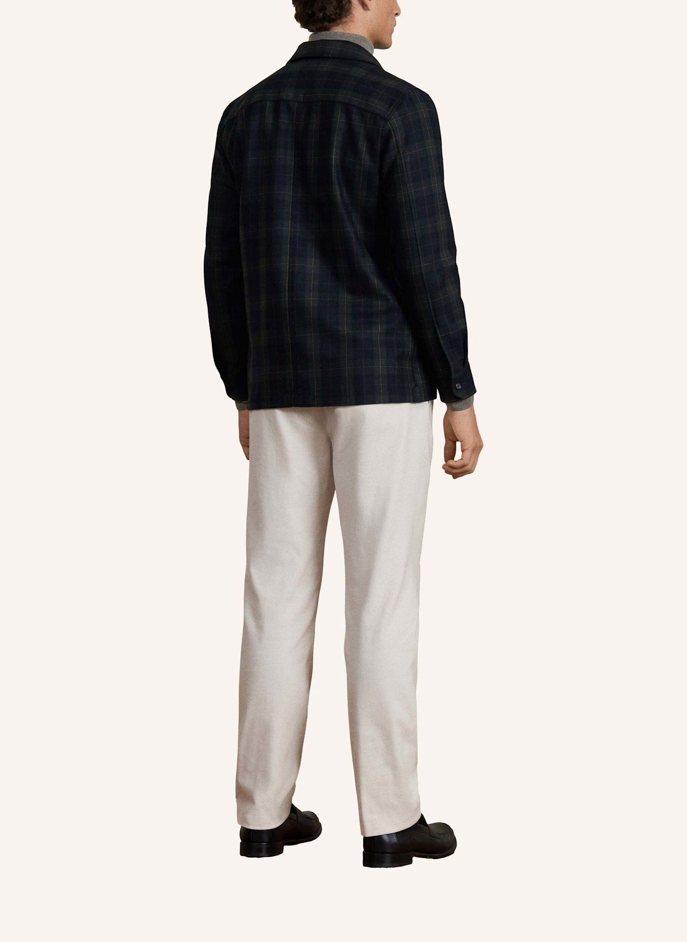 HACKETT LONDON Freizeithemd SR BLACKWATCH OSHIRT: GRÜN
