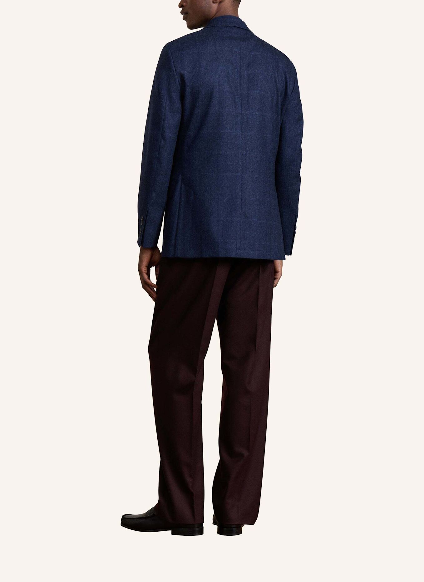 HACKETT LONDON Anzug SR WL CASH WPANE: DUNKELBLAU