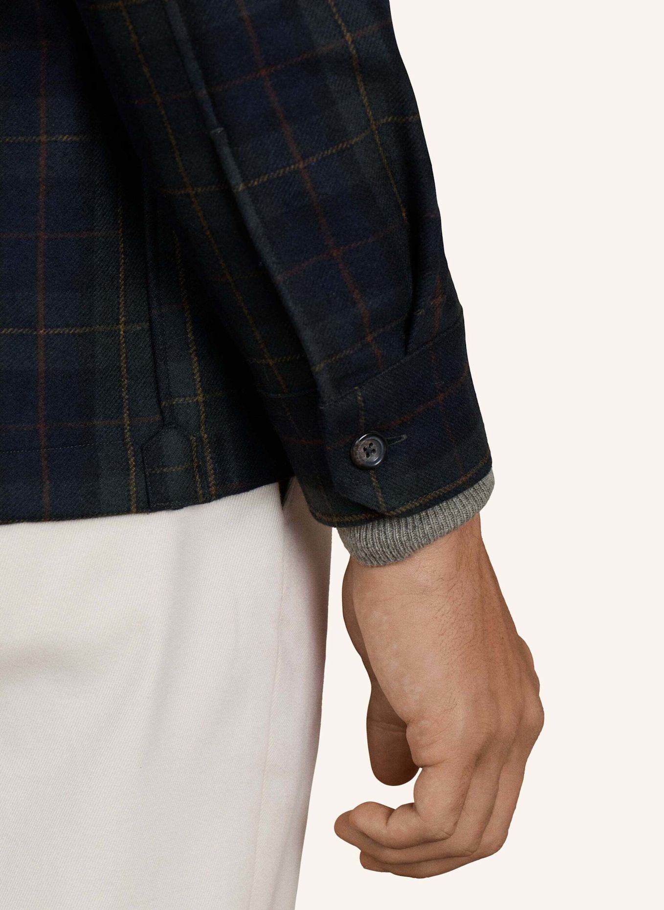 HACKETT LONDON Freizeithemd SR BLACKWATCH OSHIRT: GRÜN