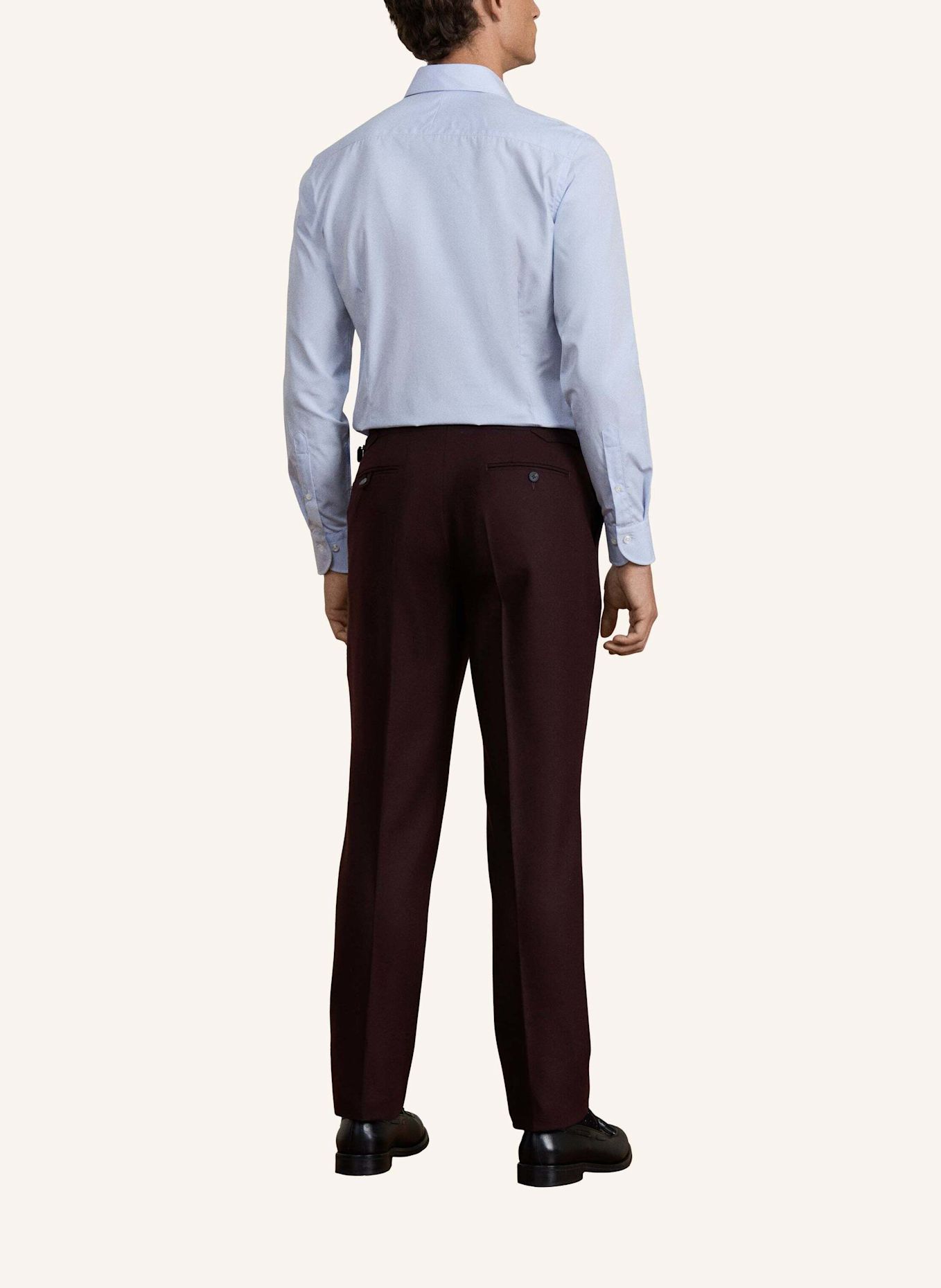 HACKETT LONDON Anzug SR BURGUNDY TRS: DUNKELROT